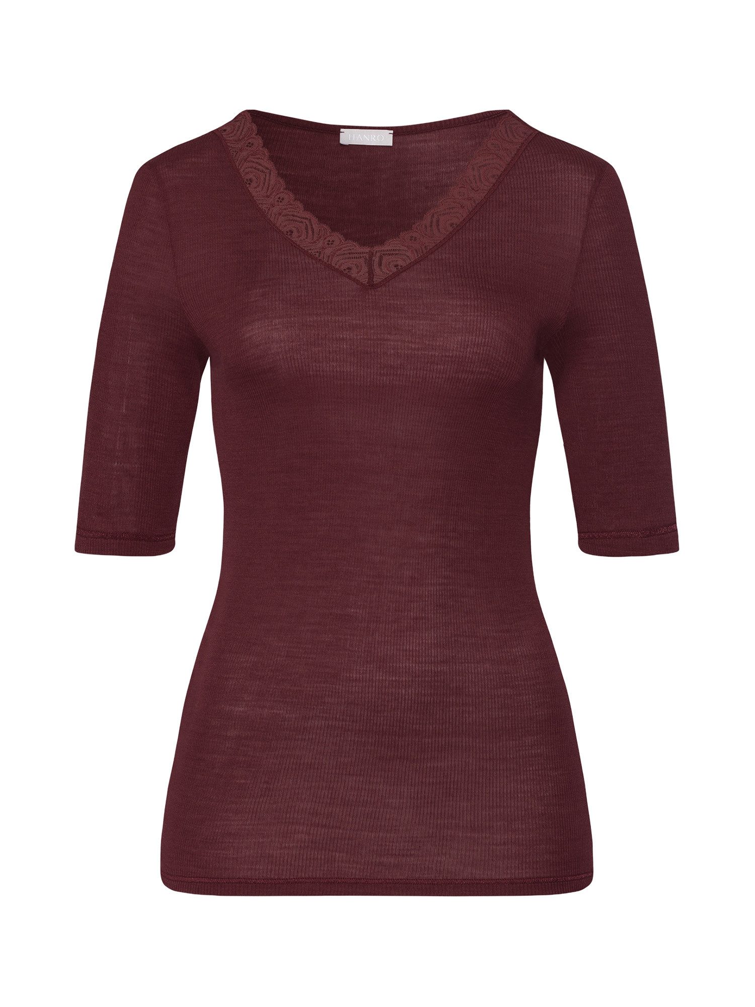 Hanro Unterhemd Woolen Lace unterhemd unterzieh-shirt ärmellos