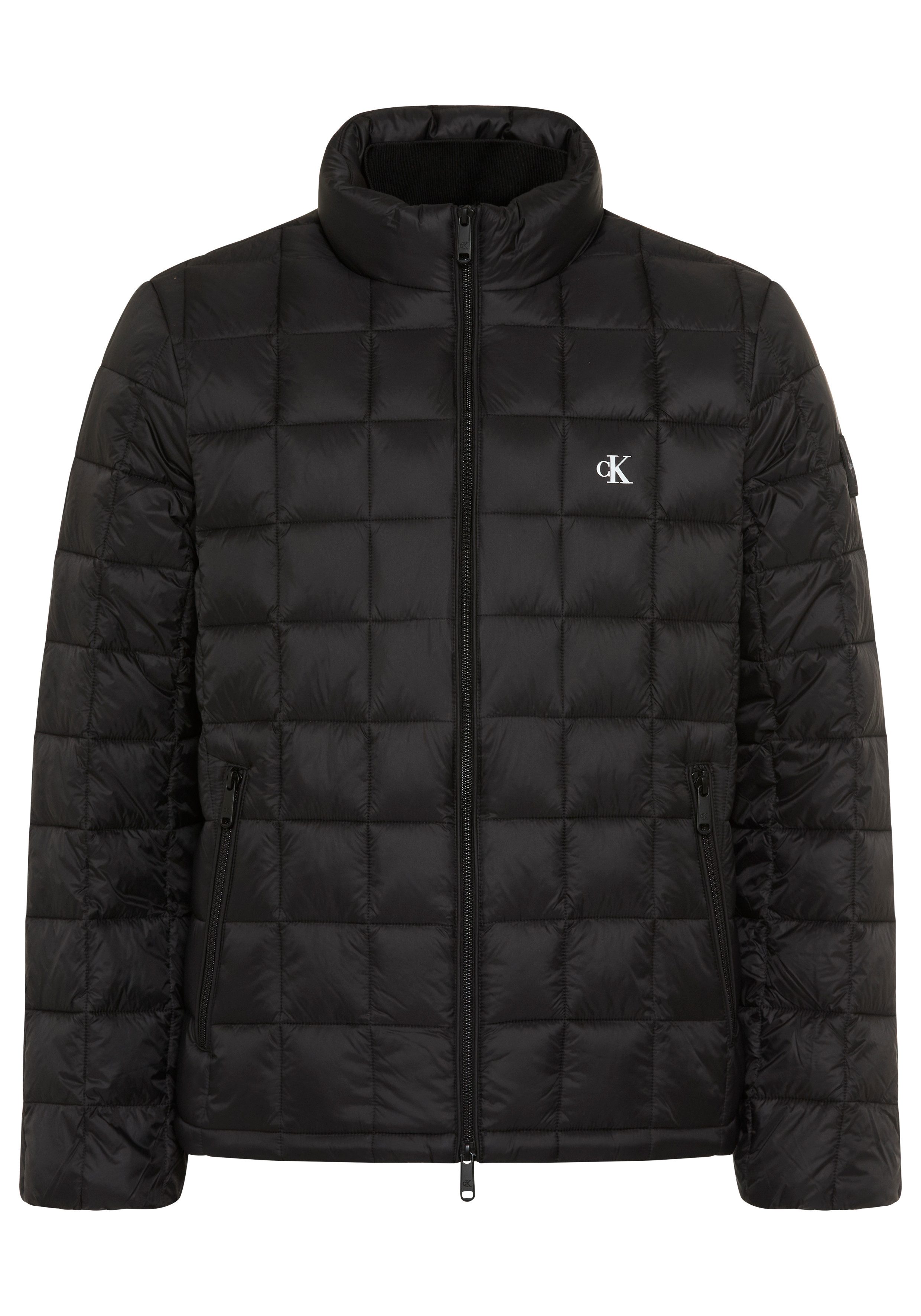 Calvin Klein Jeans Steppjacke Stehkragen, 2-Wege-Zipper, modische Steppung