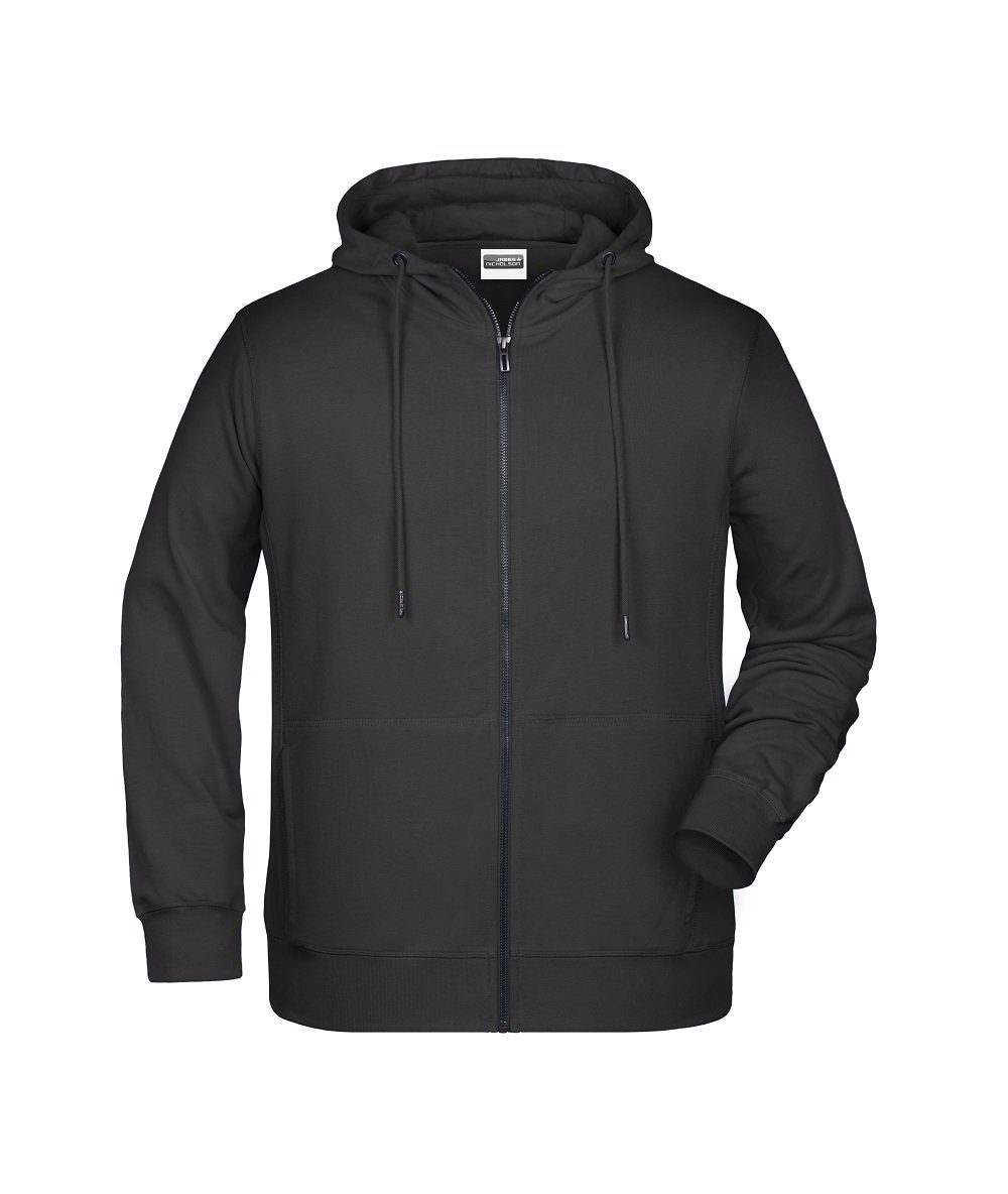 Daiber Hoodie James & Nicholson JN 8026 Herren Kapuzen Sweatjacke gekämmte ringgesponnen