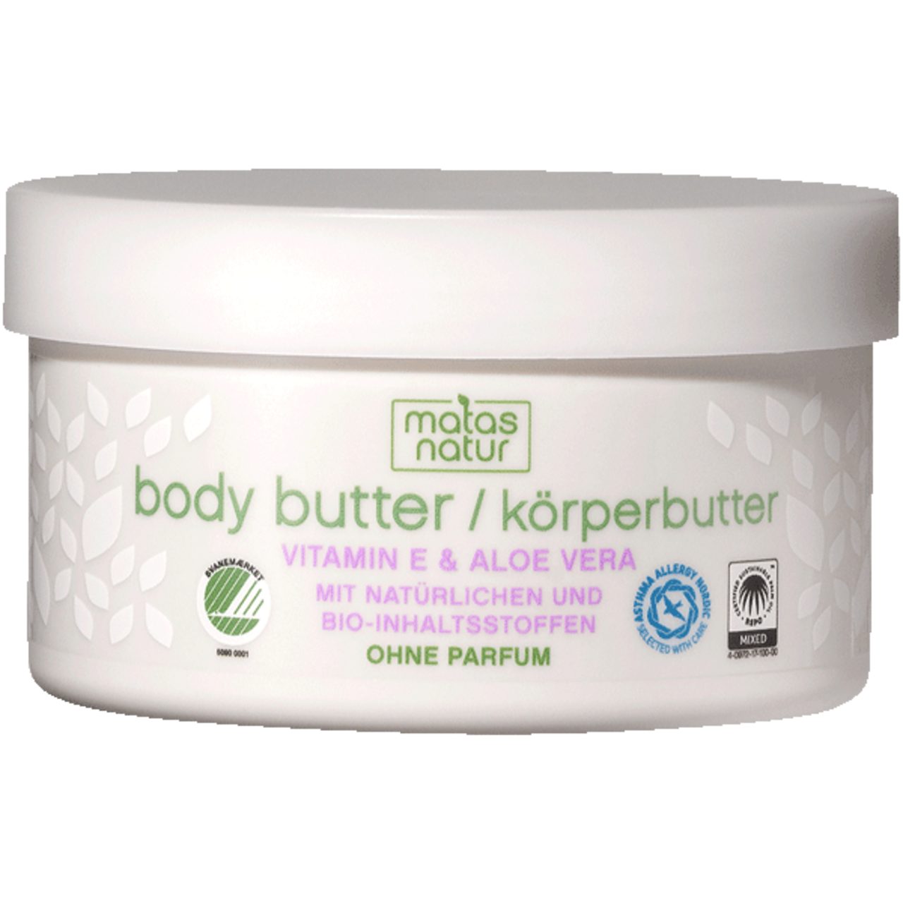 Matas Bodylotion Natur Körperbutter, Glycerin und Bio-Aloe Vera sorgen für langanhalten