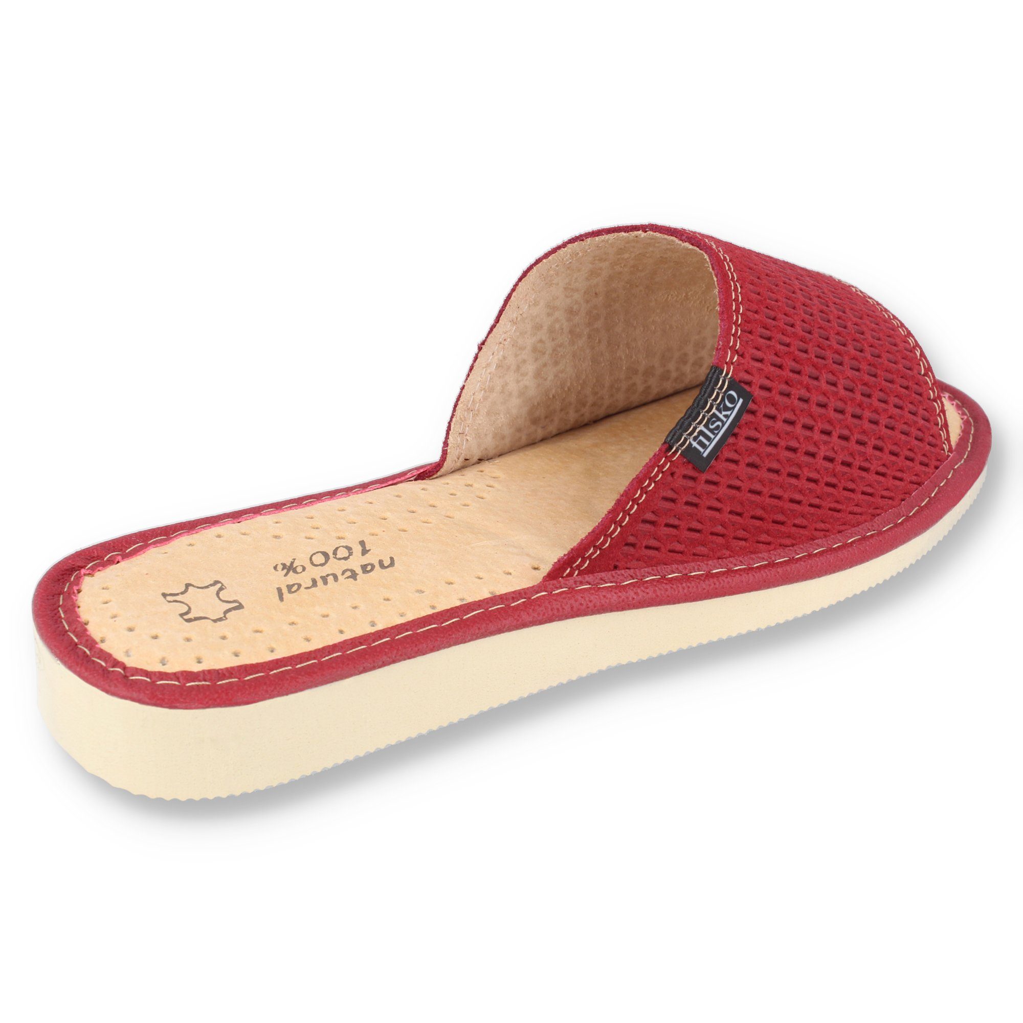 filsko Almada aus Veloursleder offene Damen Hausschuh