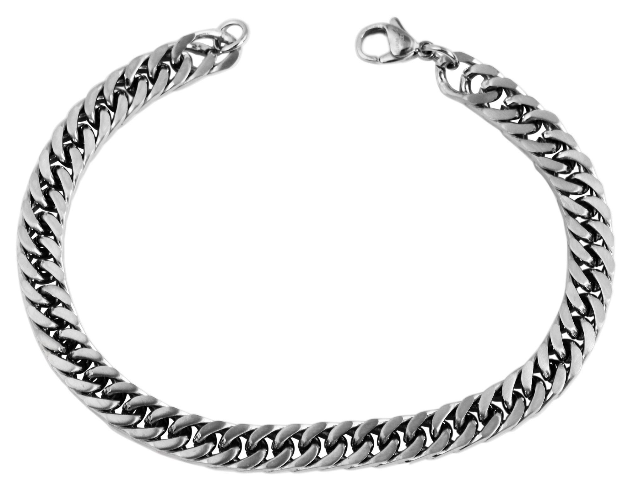 Armband Armband – Panzerarmband aus Edelstahl 21 cm