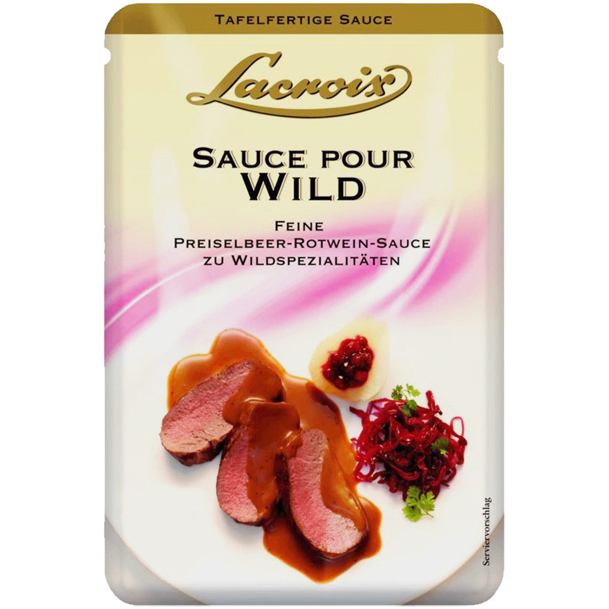 Lacroix Saucen, Lacroix Sauce pour Wild klassische Sauce zu Wildfleisch 150ml 5er Pack