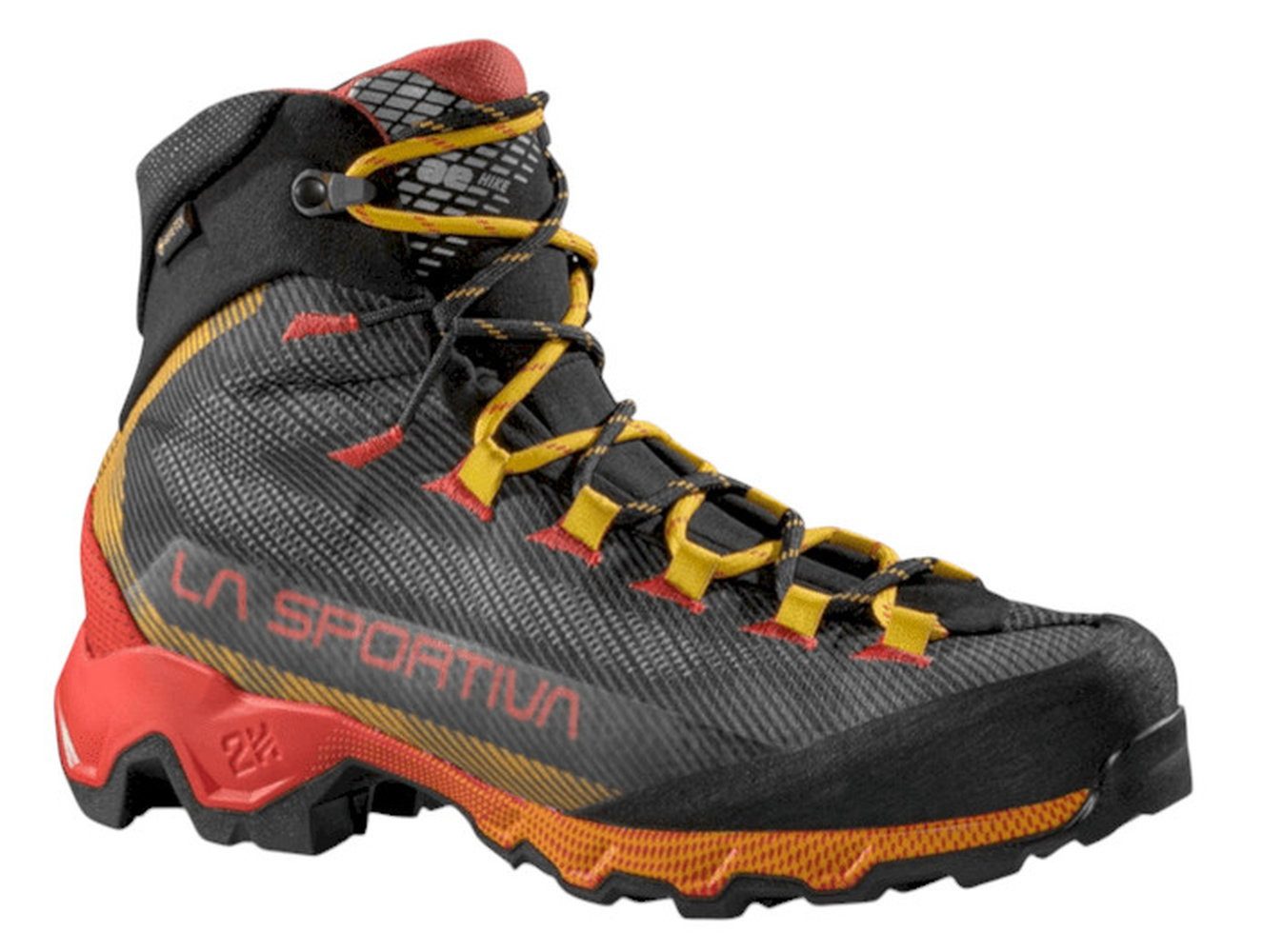 La Sportiva Aequilibrium Hike GTX (wasserdicht) carbongrau/gelb Herren Wanderschuh