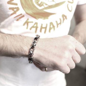 DALMARO.de Edelstahlarmband Edelstahl Armband IRON ZONE, Herren Armband inkl. Schmuckschachtel