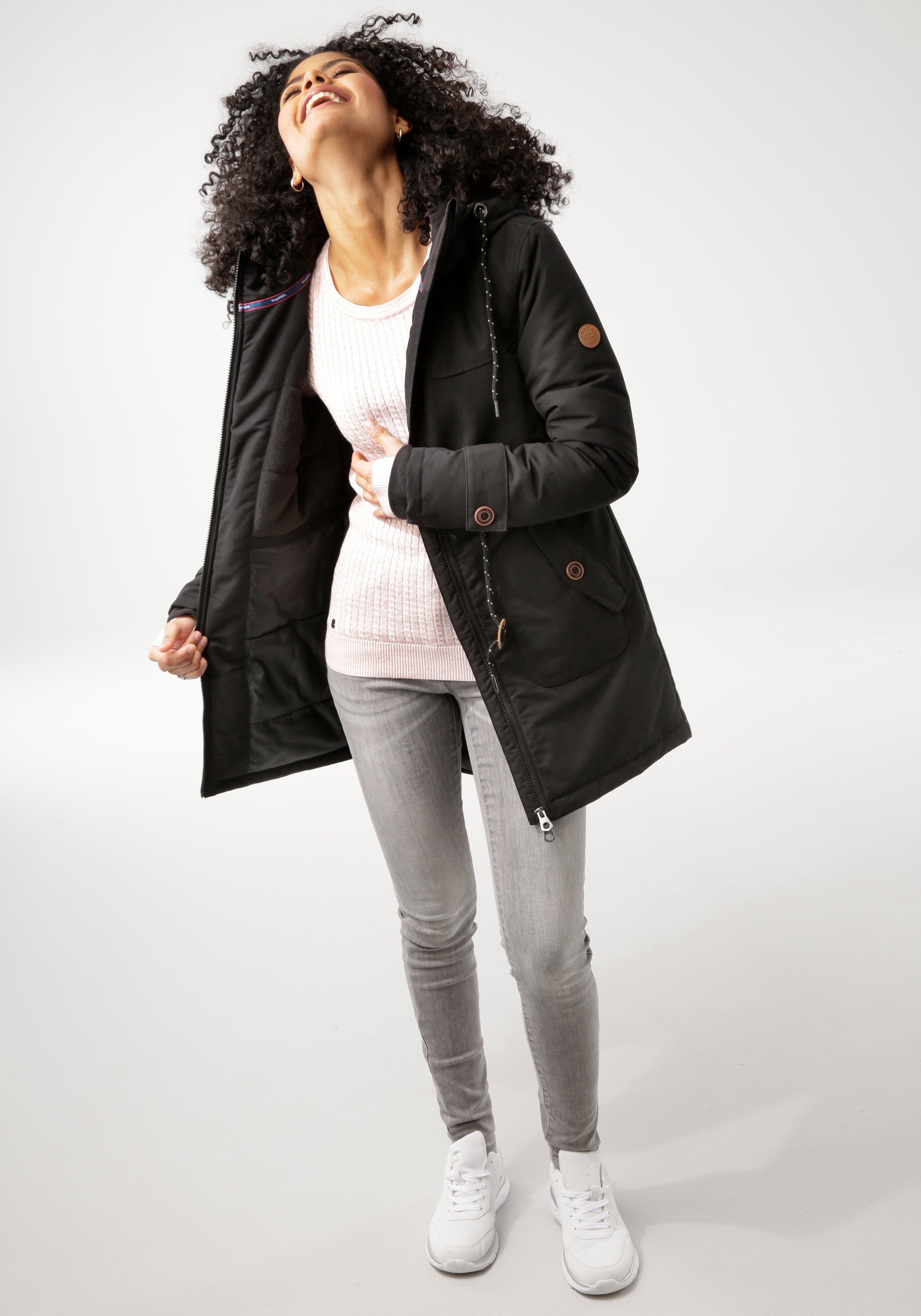 KangaROOS Winterjacke mit Fleece-Fütterung