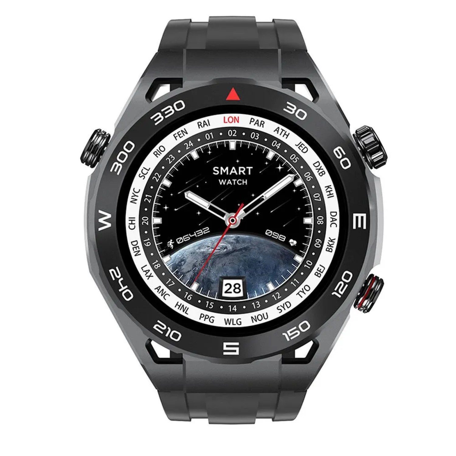 HOCO Smartwatch Smarte Sportuhr 260 mAh Wasserdicht Gesundheitsbegleiter Smartwatch