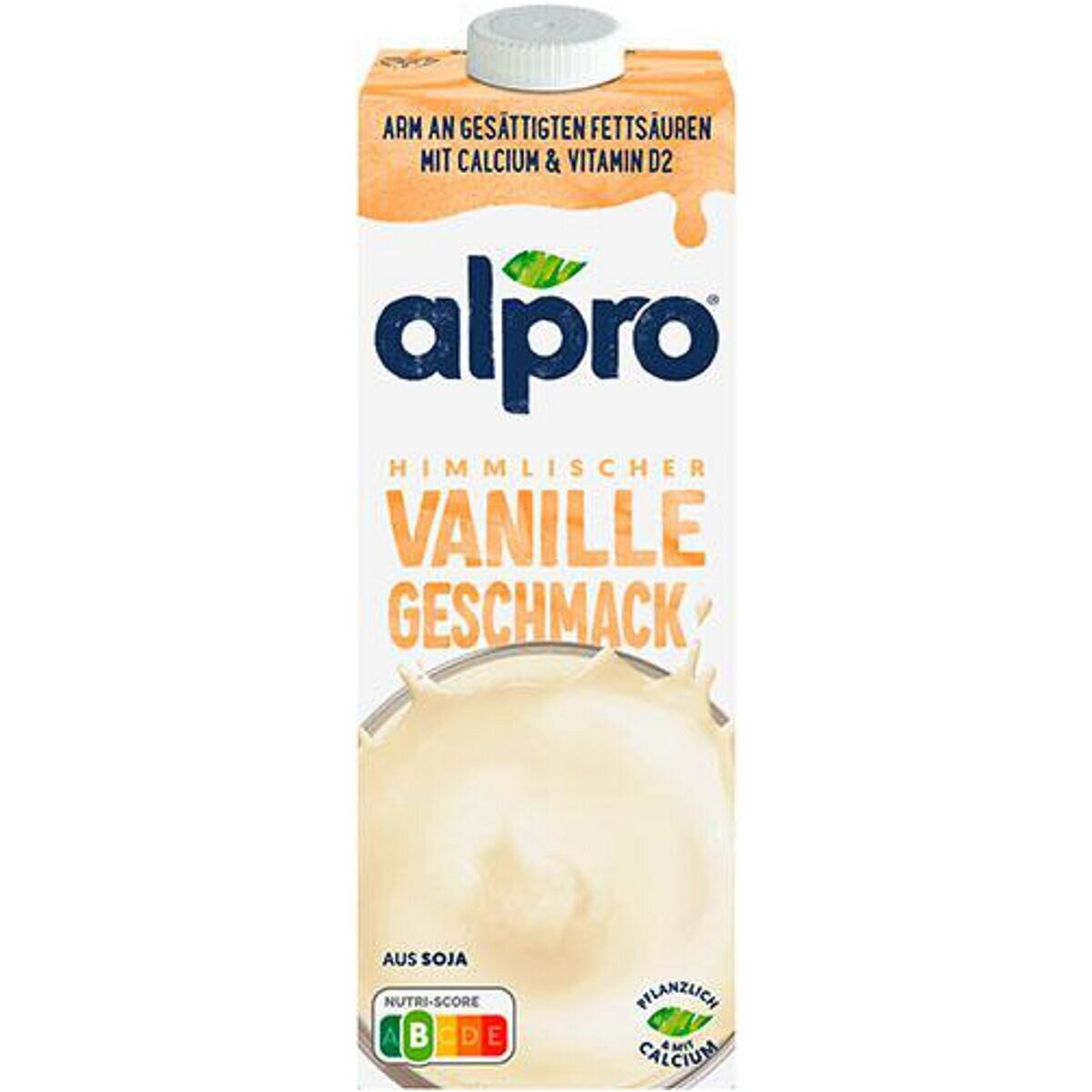 Alpro Pflanzenmilch Vanille, 8x 1 Liter Sojadrink