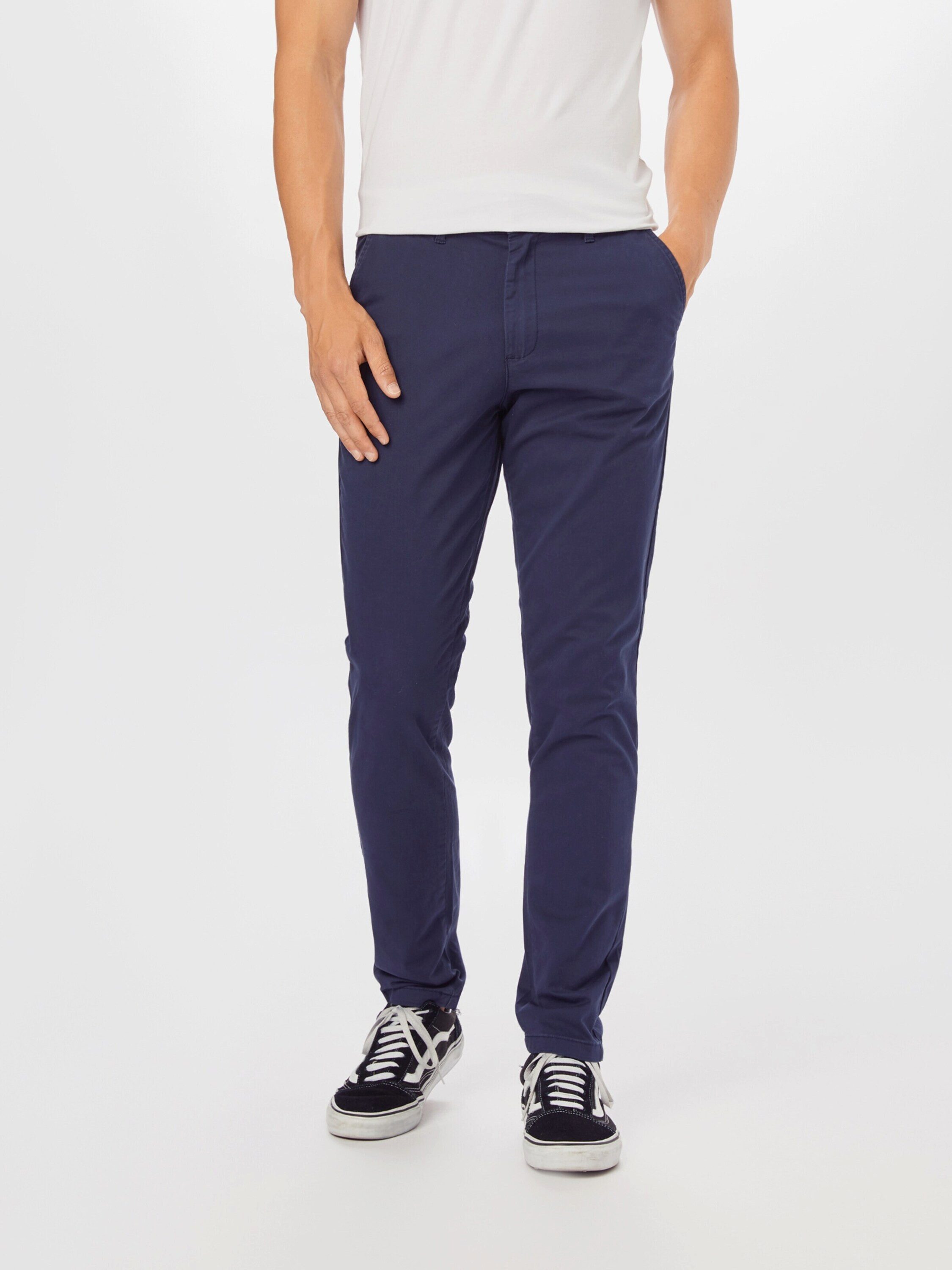 Jack & Jones Herren Chino Hose JJIMARCO JJDAVE AKM NAVY BLAZER - Slim Fit B günstig online kaufen