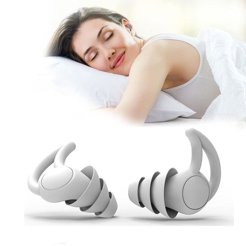 GelldG Gehörschutzstöpsel Ohrstöpsel zum Schlafen 1 Paar, extraweich, Hörschutz