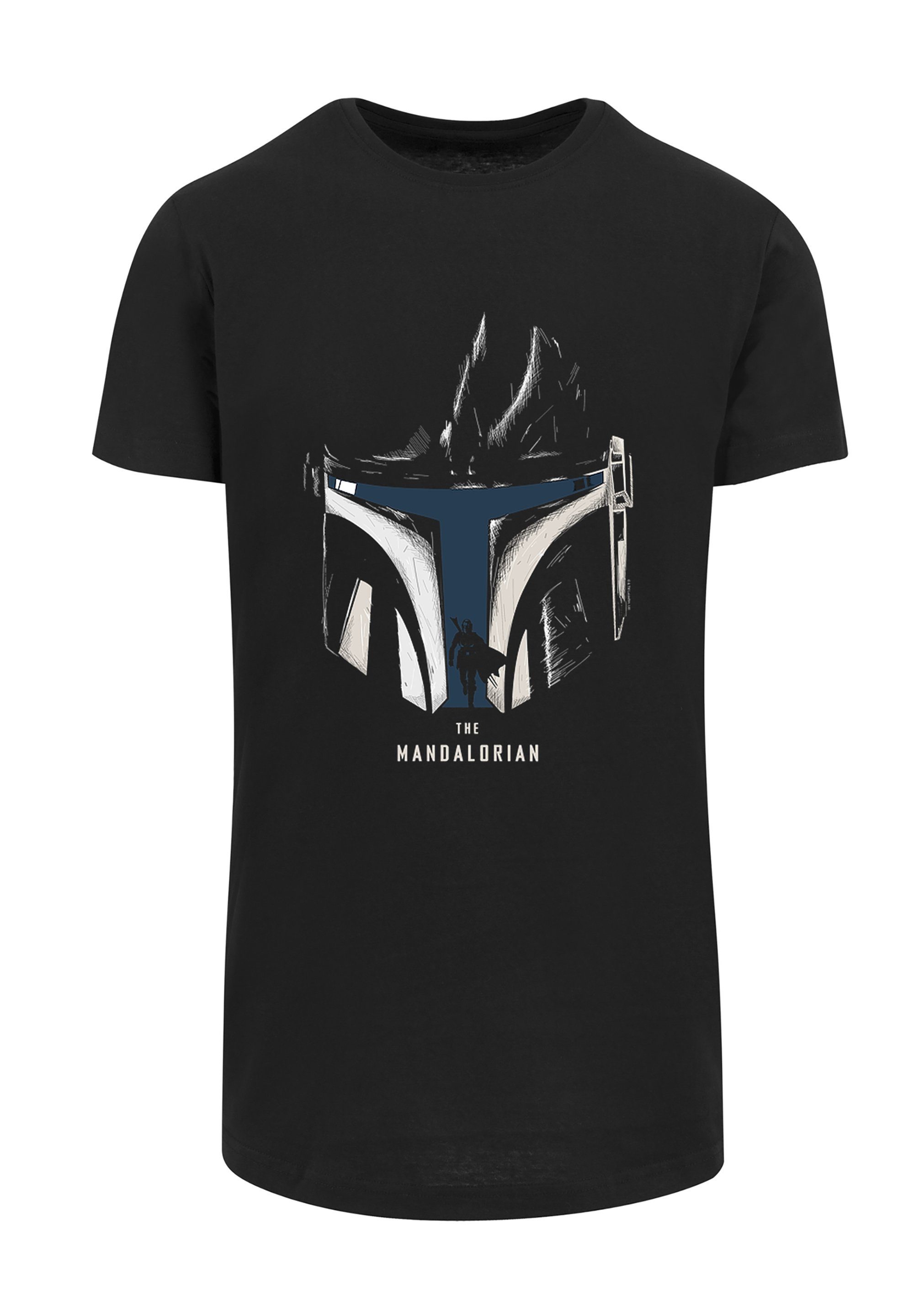 T-Shirt Star The Mandalorian Wars Print Helmet Merch Fan Silhouette F4NT4STIC
