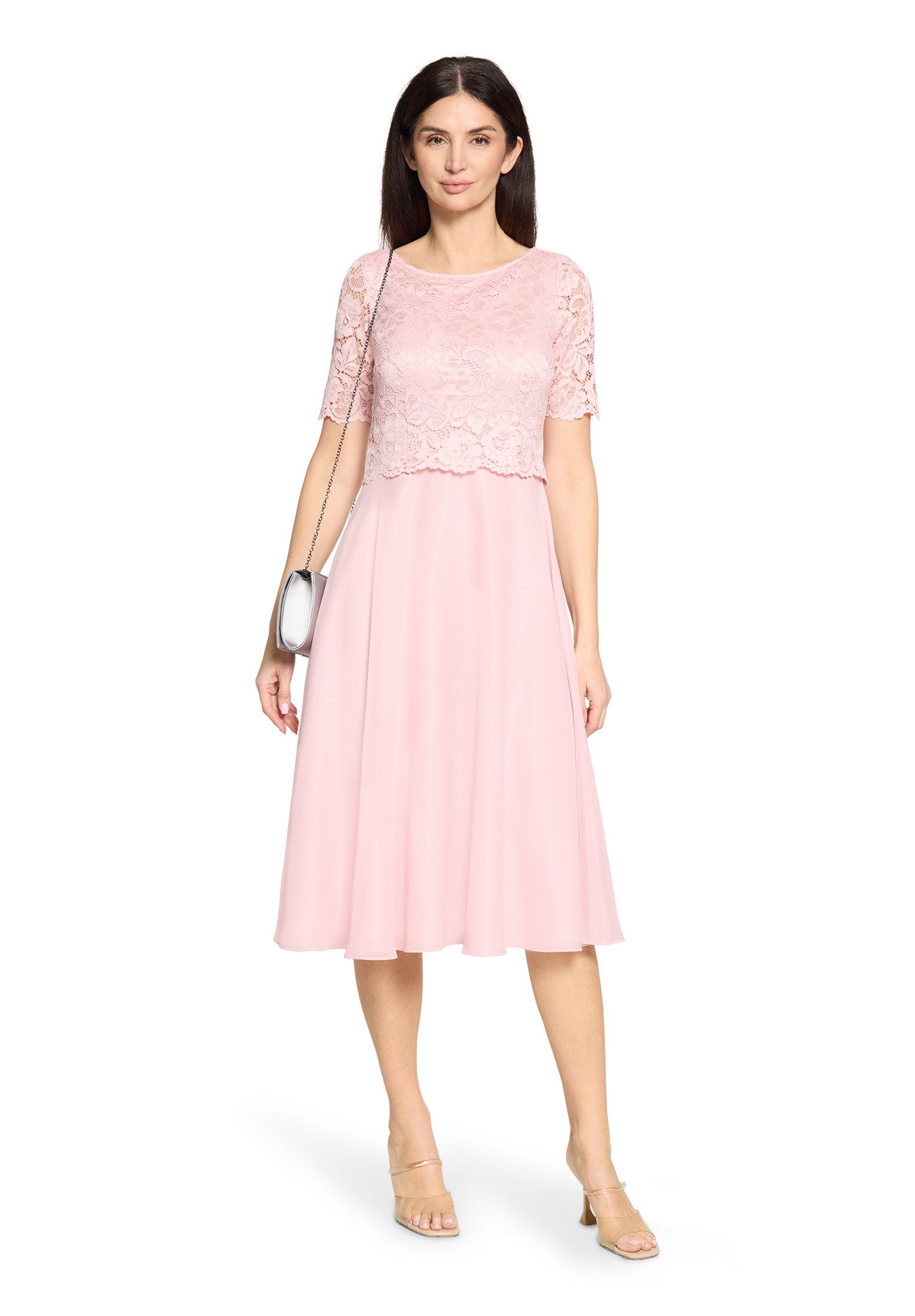 Vera Mont Abendtasche Damen unifarben, Falten