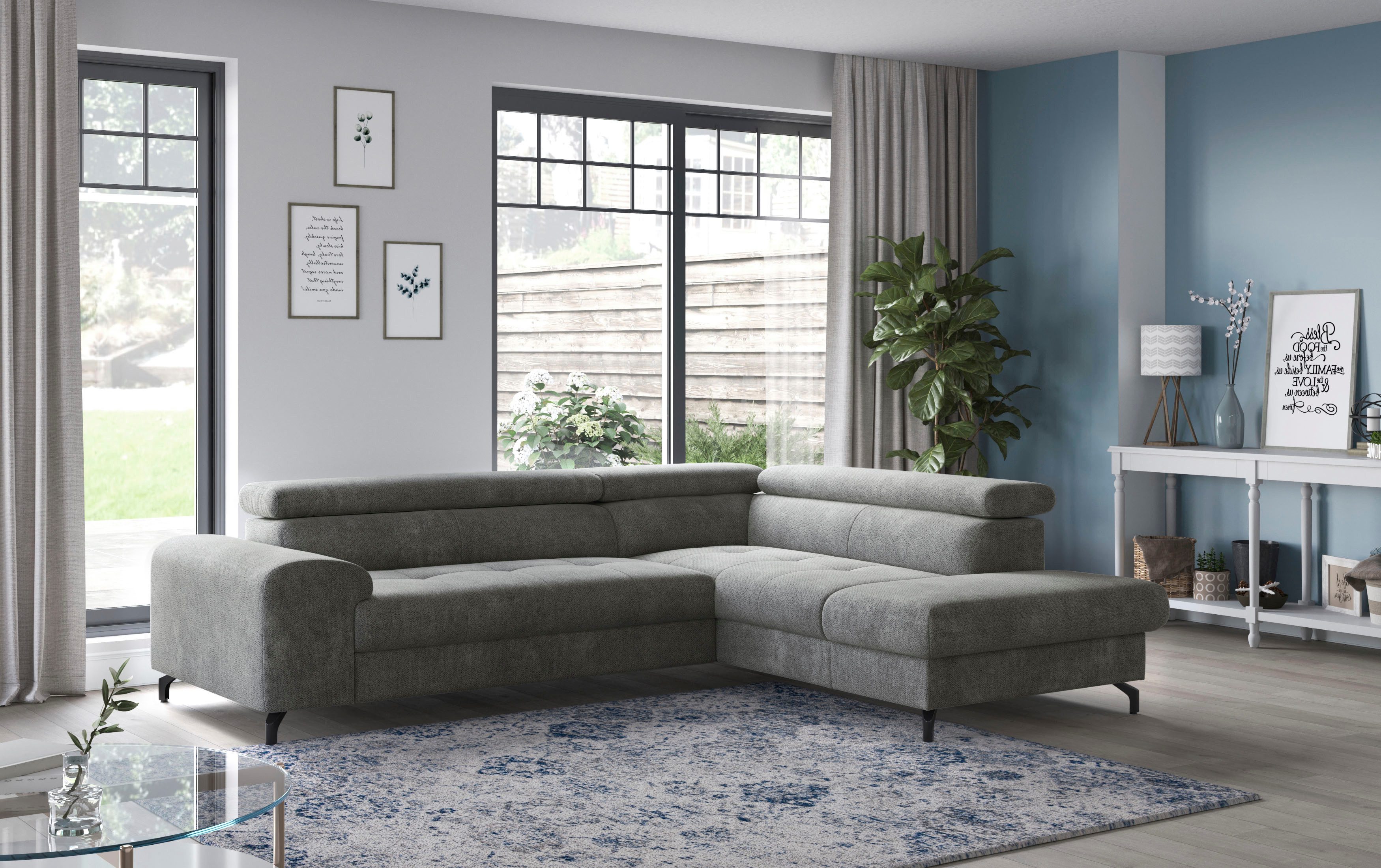 COTTA Ecksofa Aura L-Form, mit Schlaffunktion, günstig online kaufen