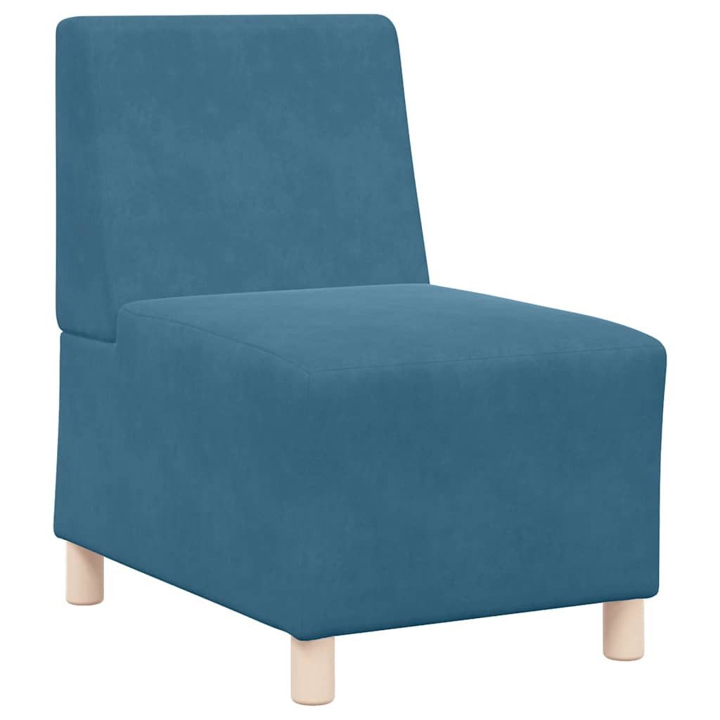 vidaXL Sofa Sofa-Stuhl ohne Armlehnen Blau günstig online kaufen