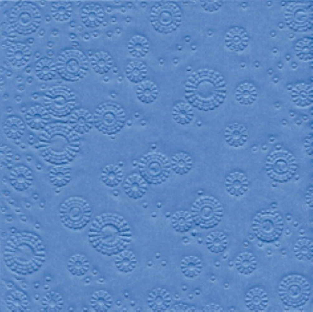 Paper+Design Papierserviette 16 LUNCH SERVIETTEN 33x33cm. MOMENTS, geprägt. Uni FARBIG.