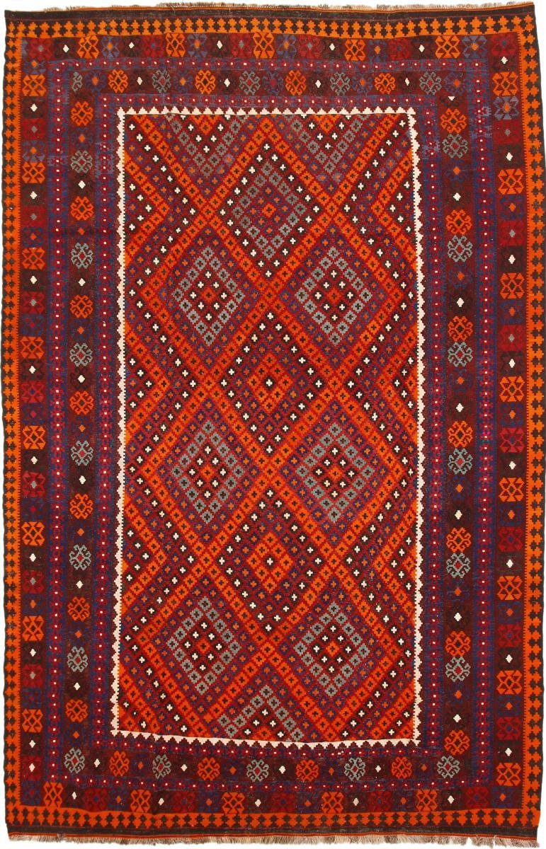 Orientteppich Kelim Afghan Antik 262x405 Handgewebter Orientteppich, Nain Trading, rechteckig, Höhe: 3 mm