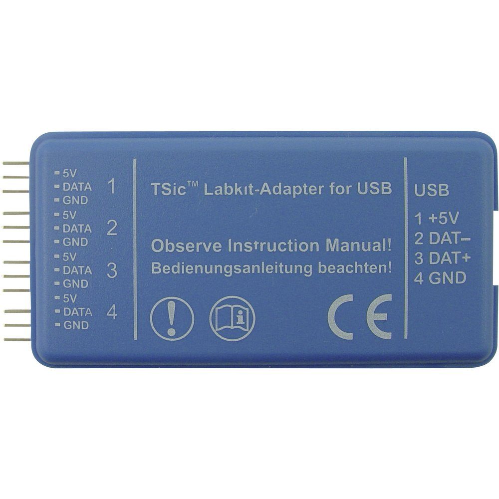 B + B B für USB Thermo-Technik, PC-Messsystem B + Thermo-Technik Thermodetektor TSIC-LABKIT-USB Temperatursensoren, TSic™