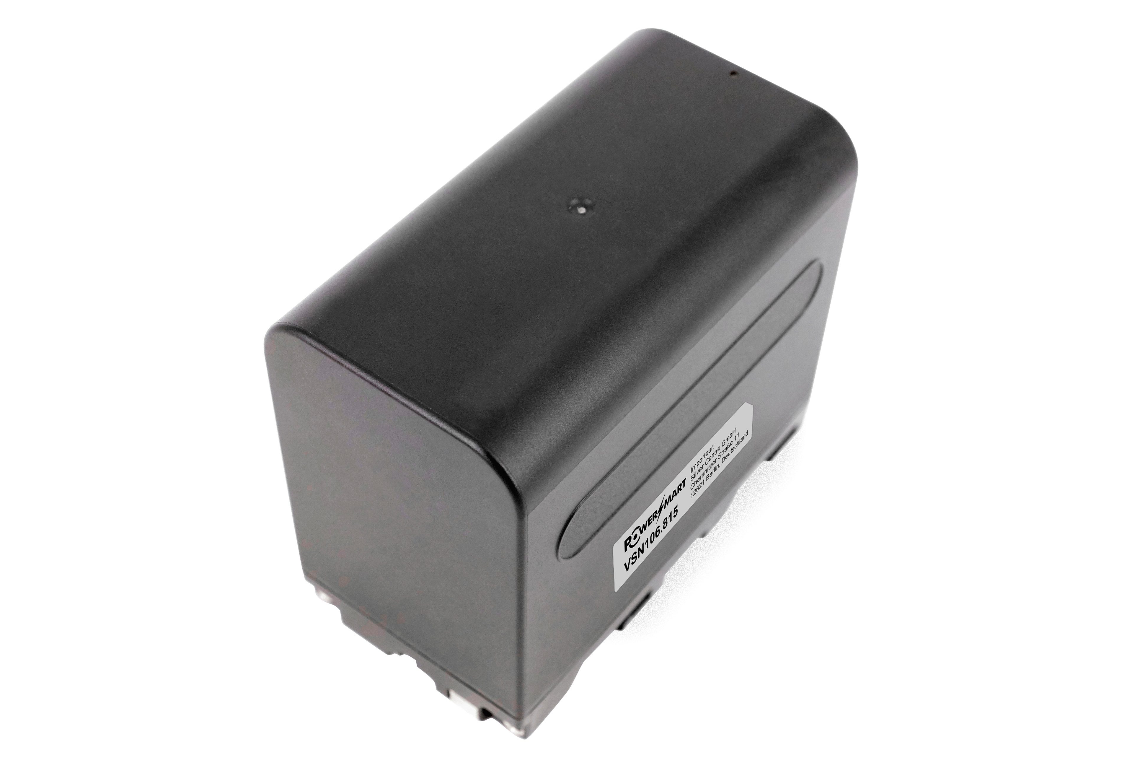 PowerSmart NP-F330 NP-F530 Kamera-Akku für SONY NP-F550, NP-F570, NP-F750, NP-F770, NP-F930, NP-F950, NP-F960, NP-F970 Li-ion 7400 mAh (7,2 V)