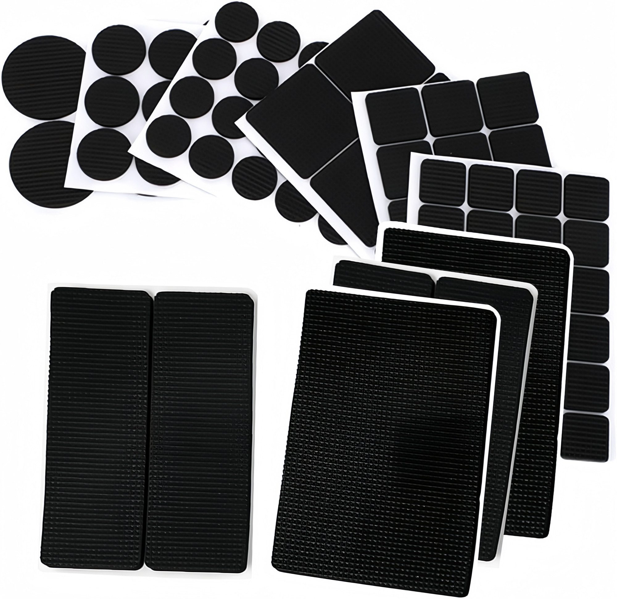 FOUORTUNATE-BEE Möbelfuß 192er Set Selbstklebende Anti-Rutsch-Pads für Möbel, (192-St), Gummipads als Möbelfüße, Stopper für Sofa und Möbel