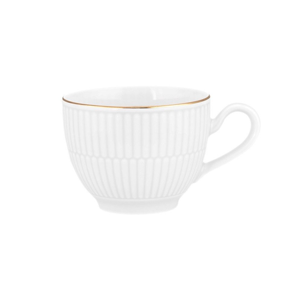 Seltmann Weiden Кружки Seltmann Weiden Amina weiß/Goldrand Kaffeeobertasse 0,25 l, Porzellan