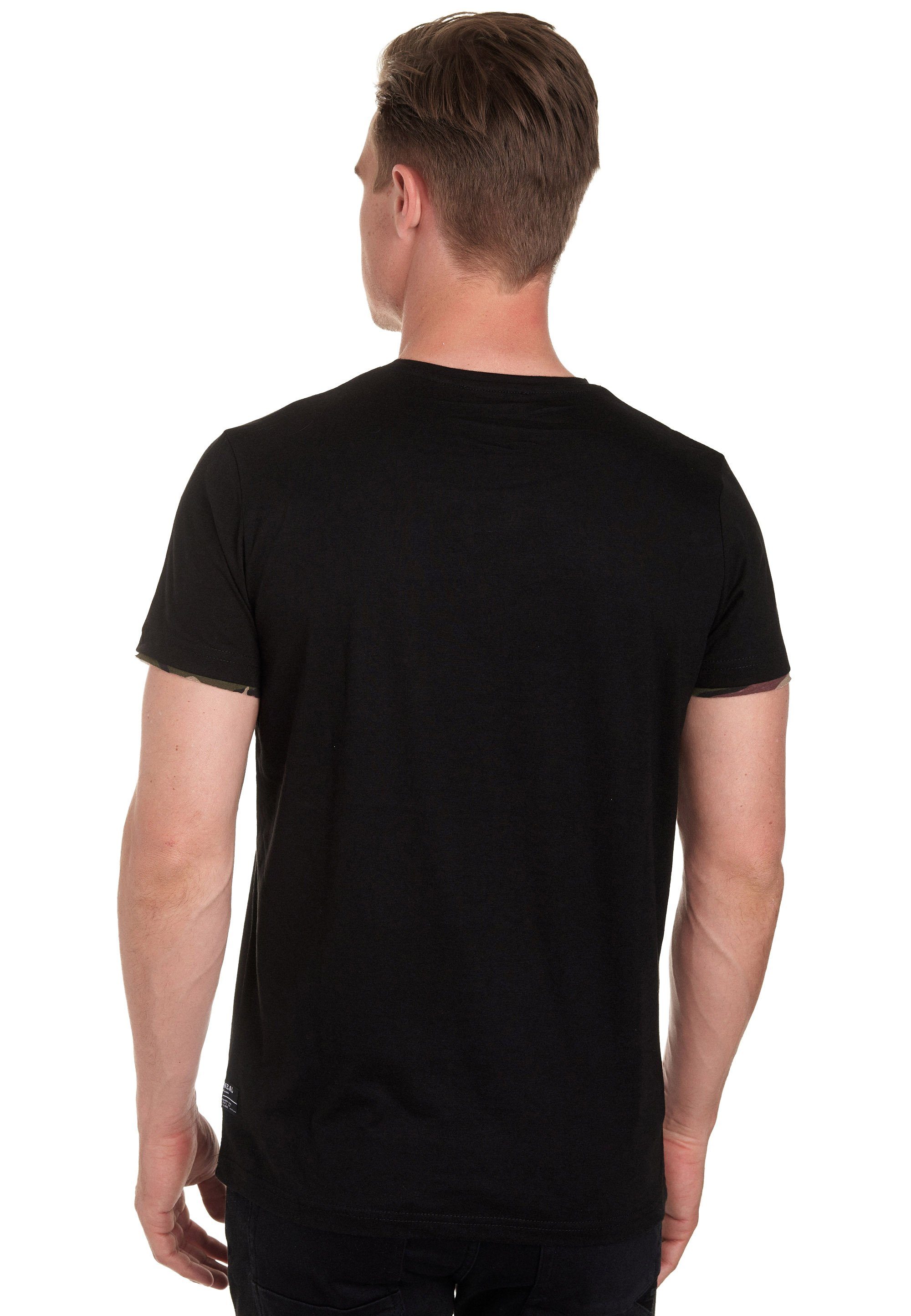 Rusty Neal T-Shirt im trendigen 2-in-1-Design