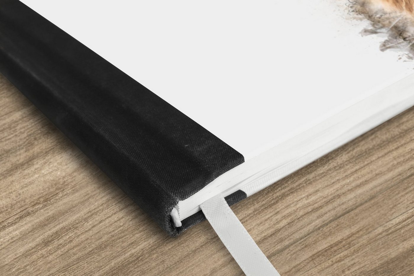 Thumbnail - MuchoWow Notizbuch Schottischer Highlander - Kuh - Weiß, Notebook, Notizblock a5, Tagebuch, Journal Liniert