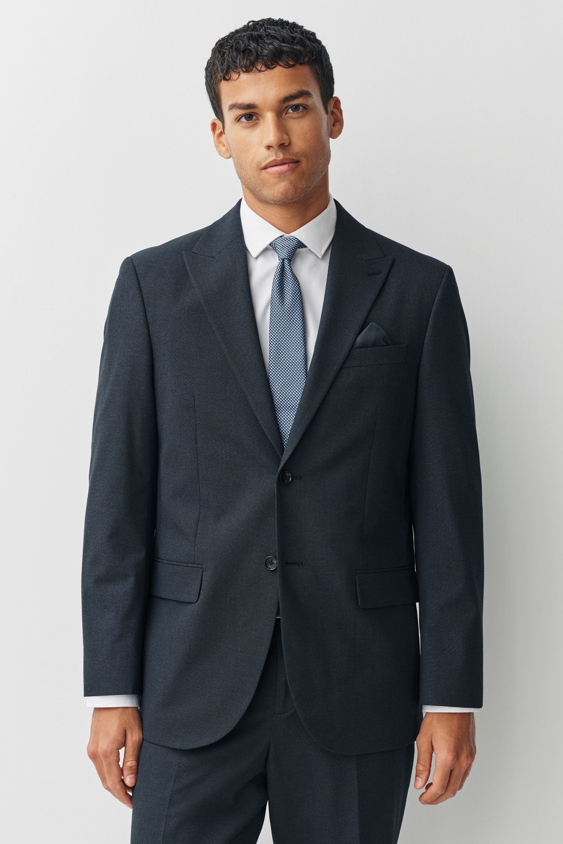 Next Sakko Regular Fit Motionflex Anzugsakko mit Hahnentritt (1-tlg)