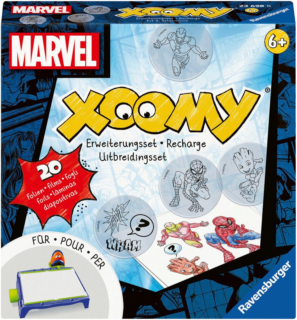 Ravensburger Malvorlage Xoomy Refill Marvel, Made in Europe, FSC® - schützt Wald - weltweit