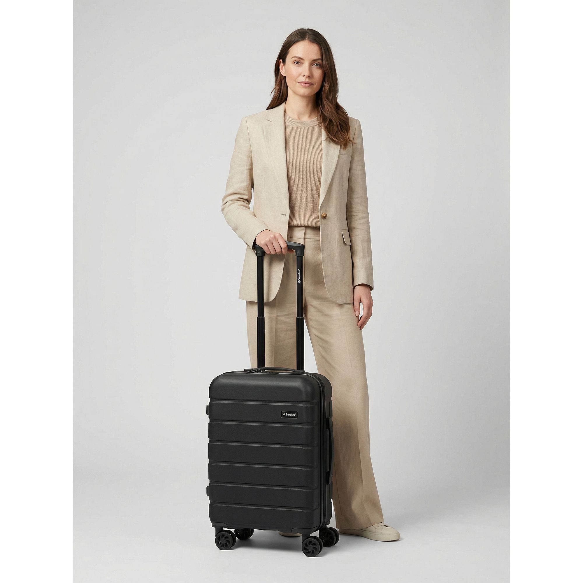 Saxoline® Handgepäck-Trolley Miami, 4 Rollen, ABS