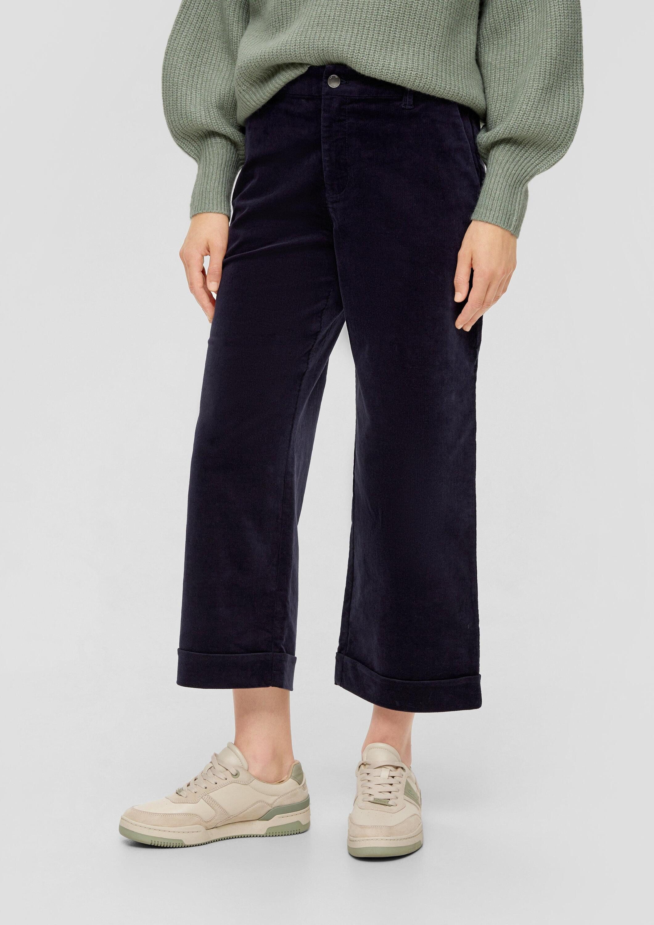 s.Oliver Culotte Hose Regular: Culotte aus Cord