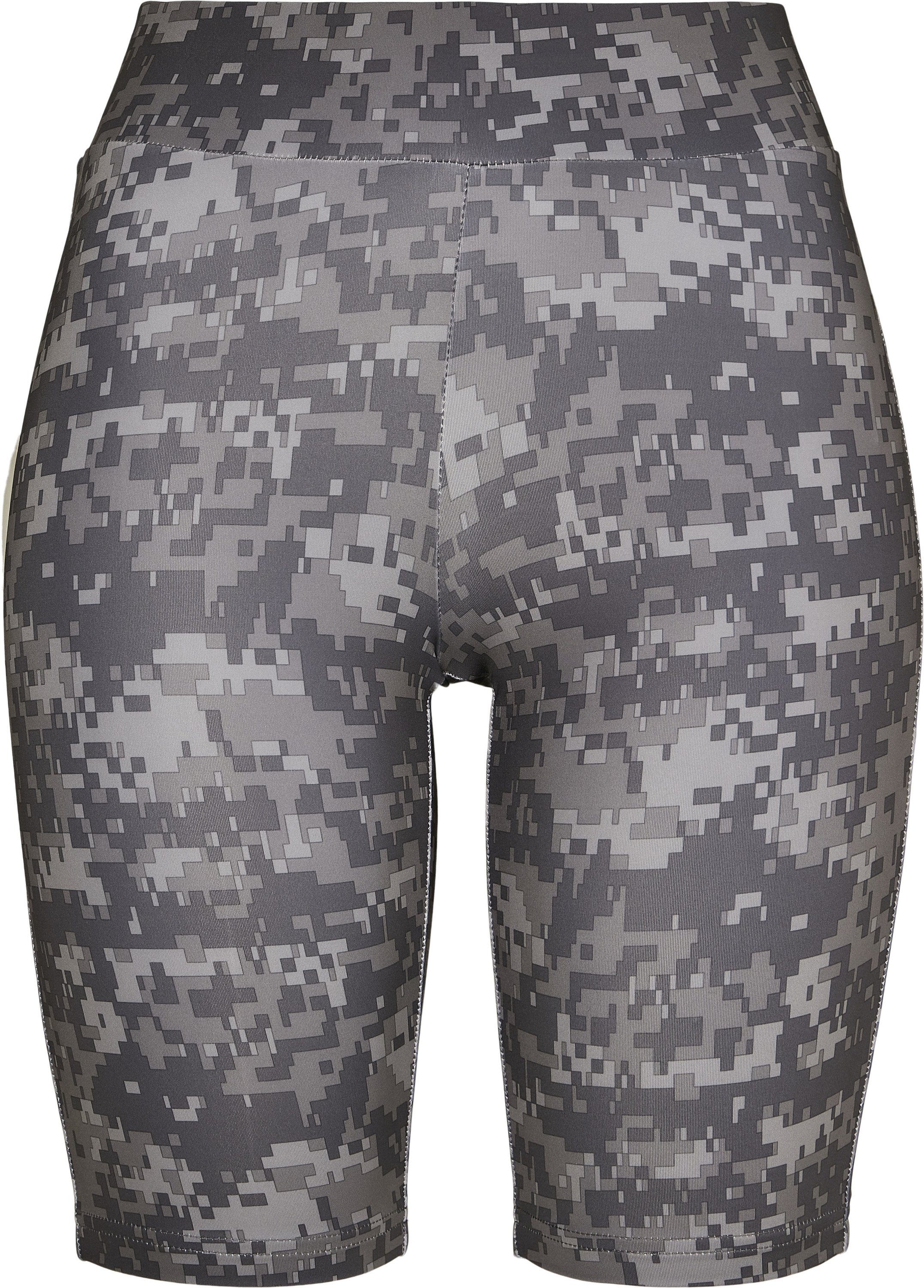Cycle Camo Waist Shorts (1-tlg) URBAN Tech Stoffhose CLASSICS Ladies Damen darkdigital High camo