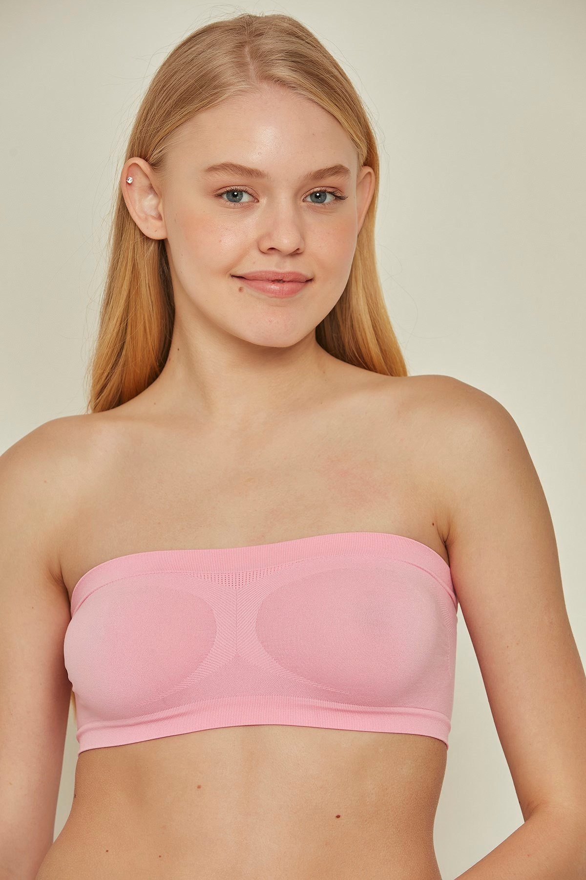 C&CITY Schalen-BH Nahtloses trägerloses Bustier