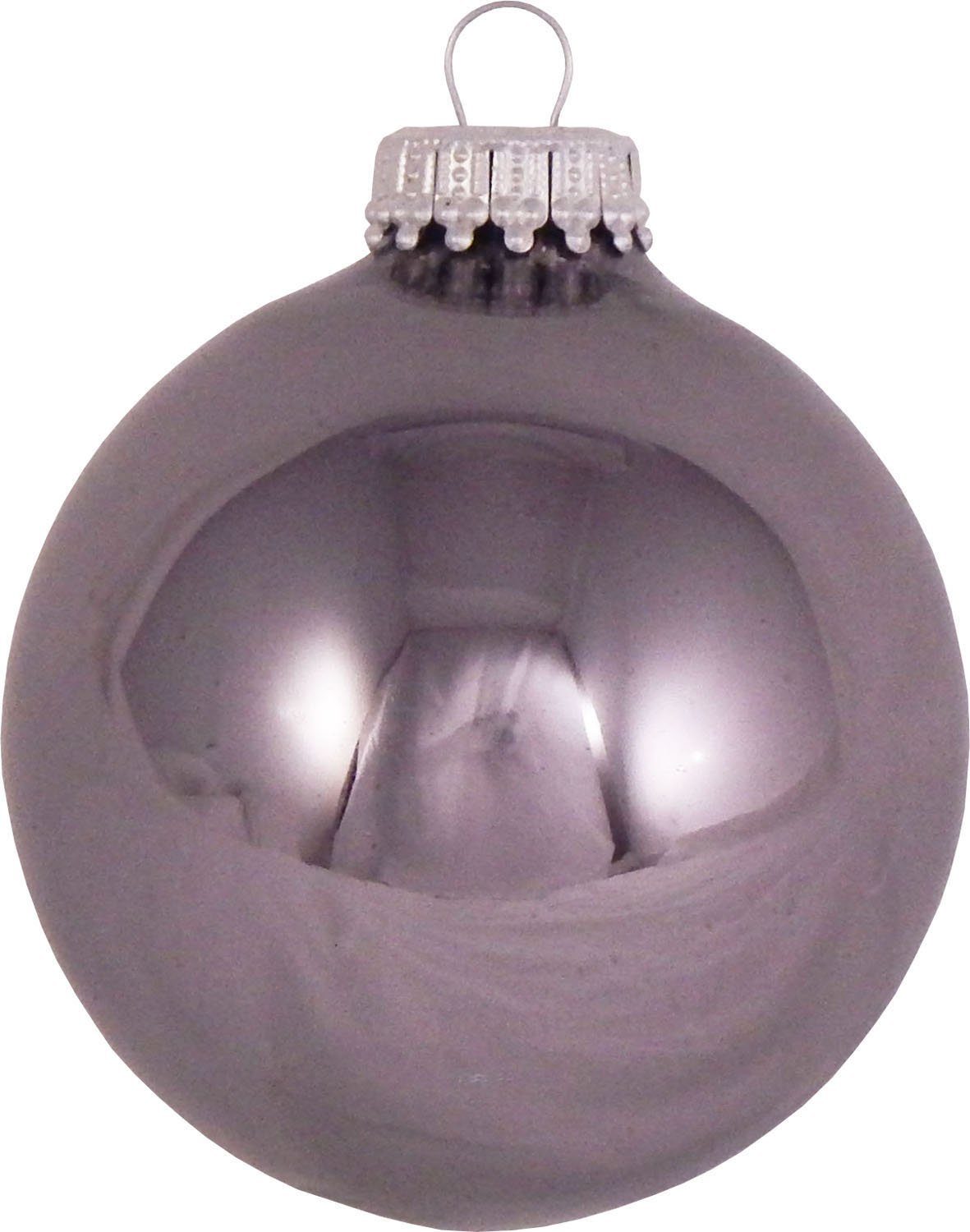 Krebs Glas Lauscha Weihnachtsbaumkugel CBK60005, Weihnachtsdeko, Christbaumschmuck, Christbaumkugeln Glas (8 St)