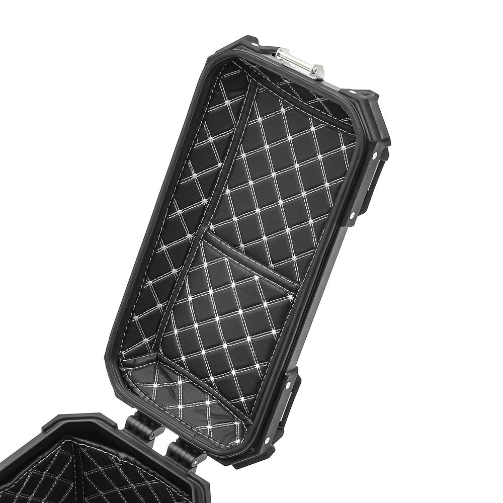 Bagtecs Koffer Set Motorrad Alukoffer 2x48 Liter Seitenkoffer # XW48 schwarz