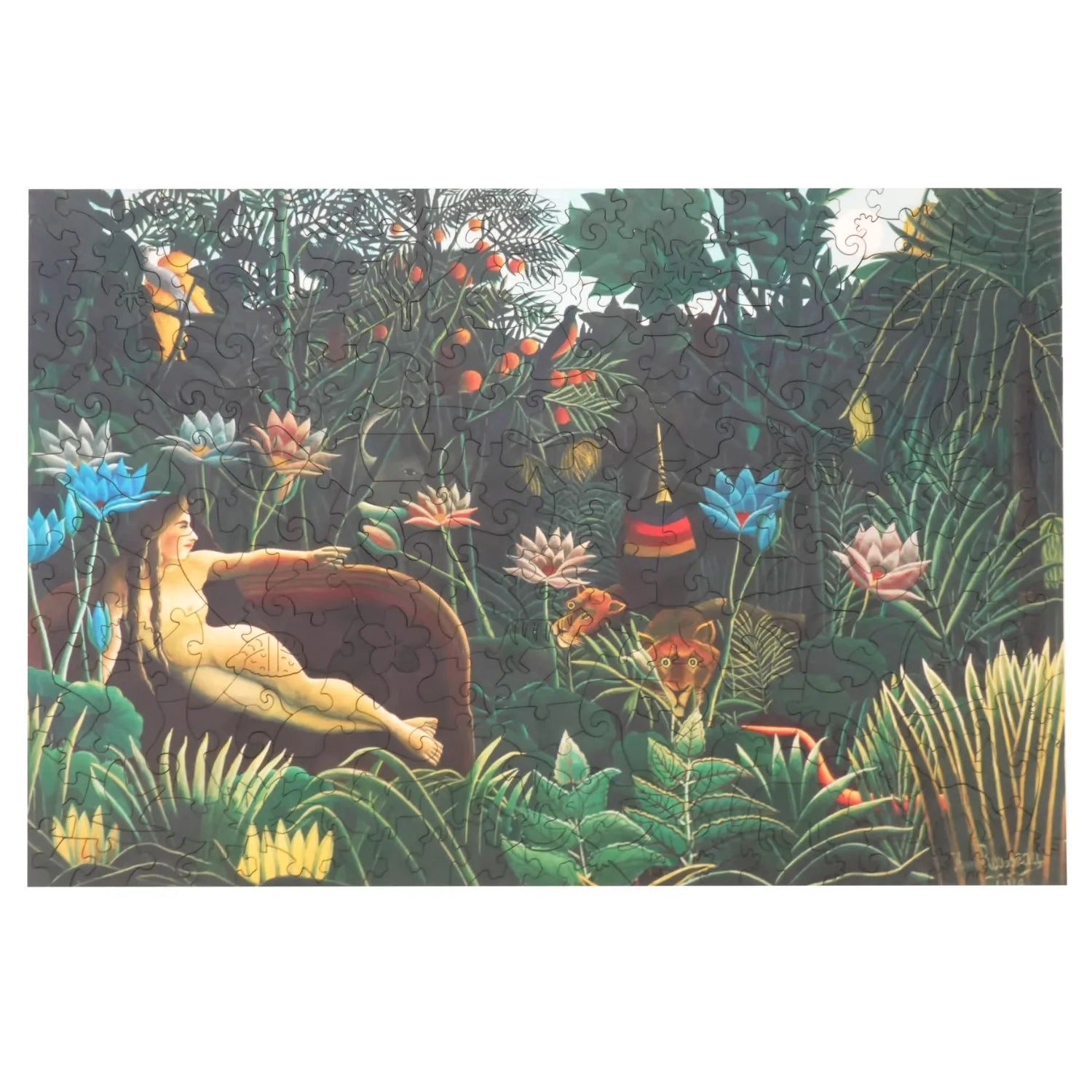 MagicHolz Puzzle Der Traum Henri Rousseau Holzpuzzle (2D), 250 Puzzleteile
