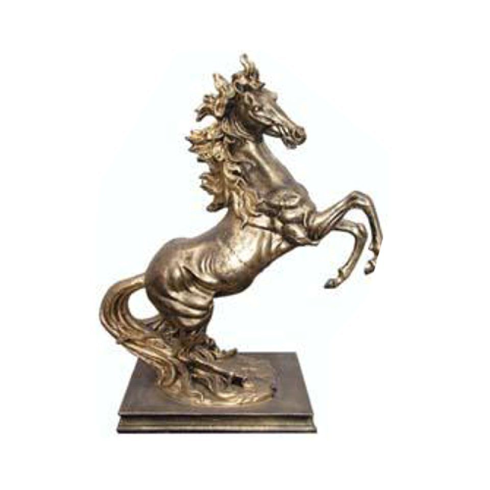 Abstrakte Kupfer Pegasus Dekoration JVmoebel pesare Farbig Skulptur Skulptur Statuen Pferd Pferde