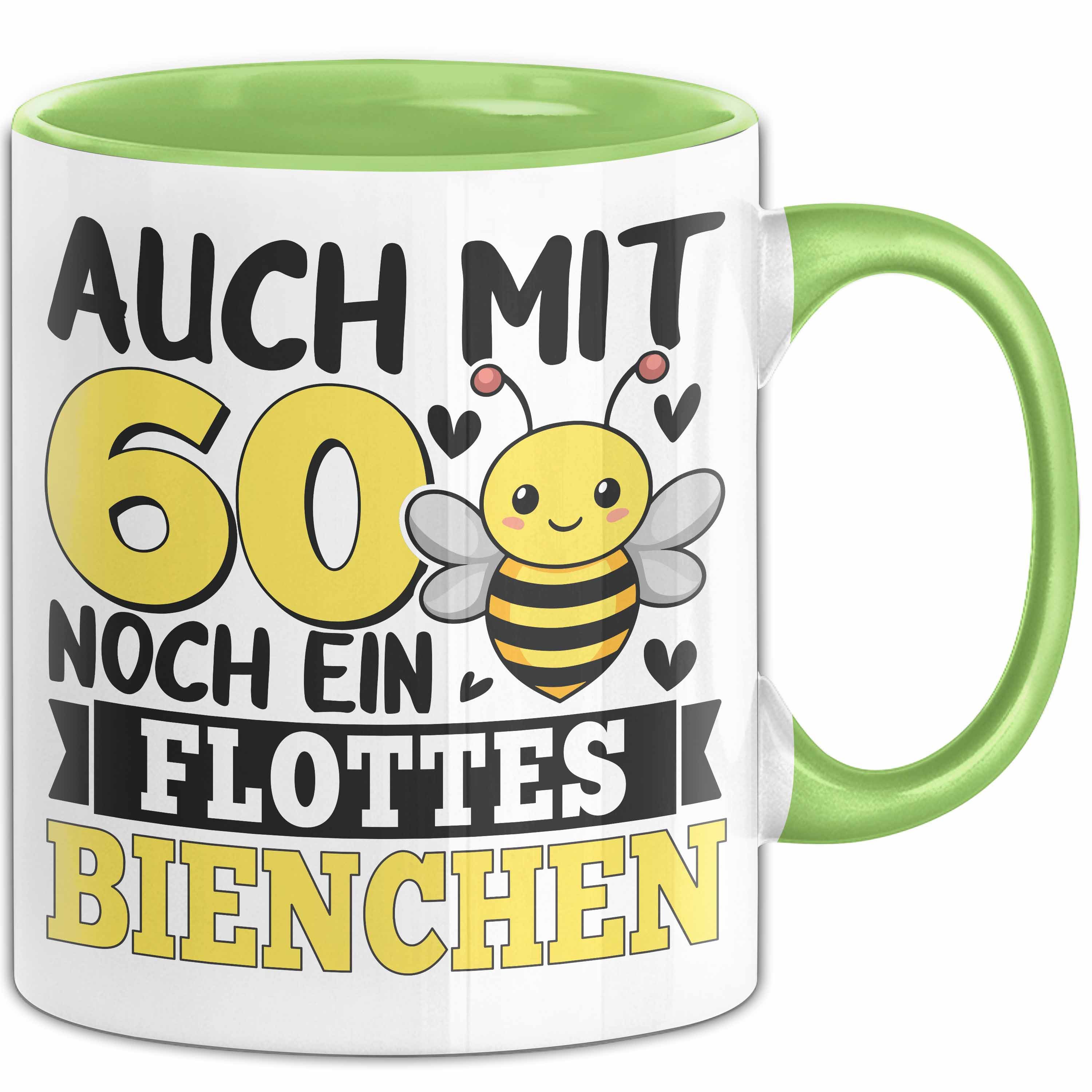 Trendation Tasse 60. Geburtstag Tasse Geschenk Frauen Mutter Auch Mit 60 Noch Ein Flott