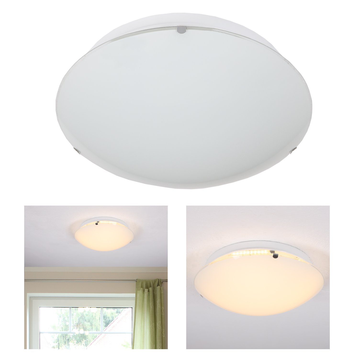 Home4Living LED Deckenleuchte Deckenlampe rund Flurlampe günstig online kaufen