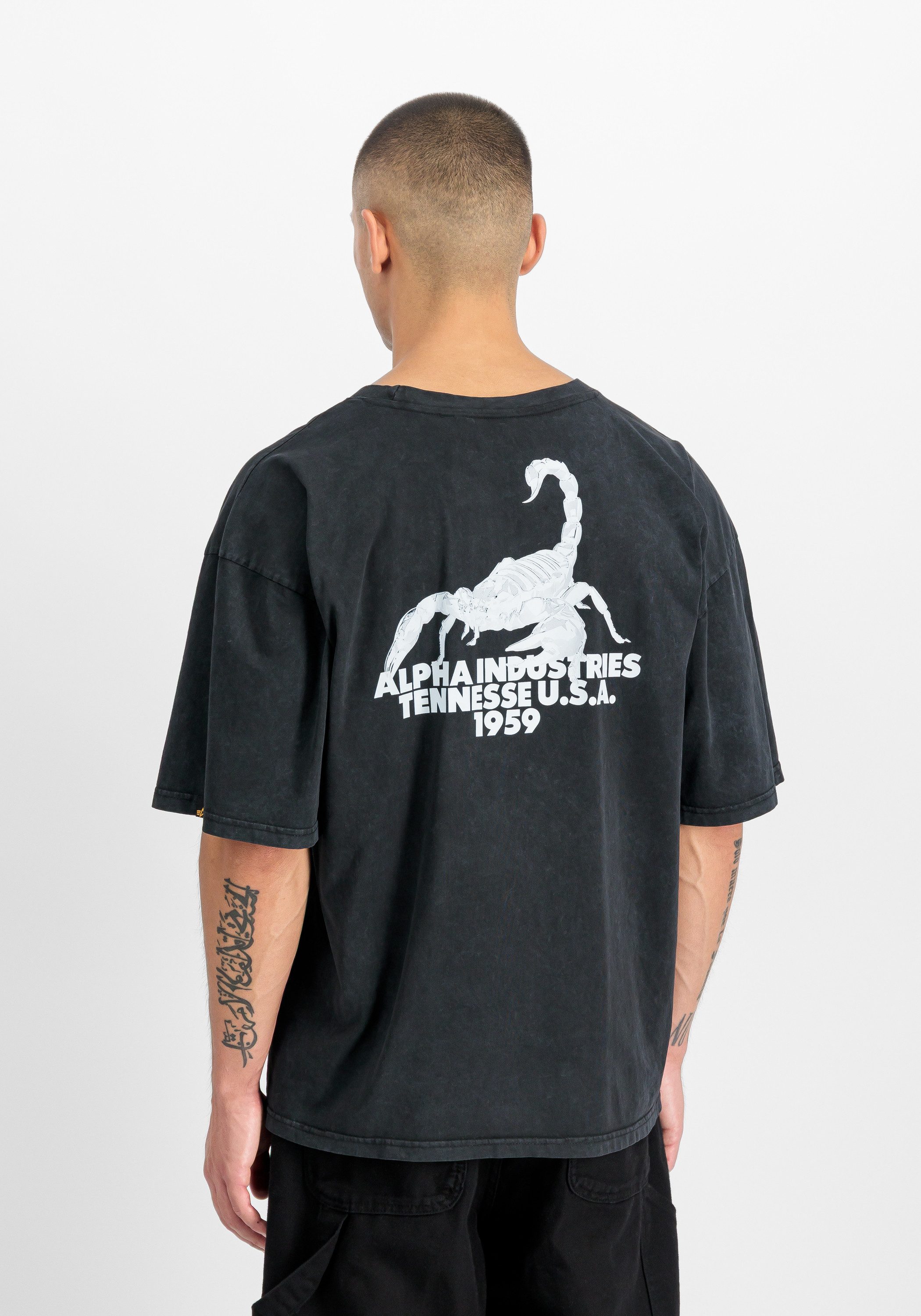 Alpha Industries T-Shirt US Scorpion Backprint T-Shirt