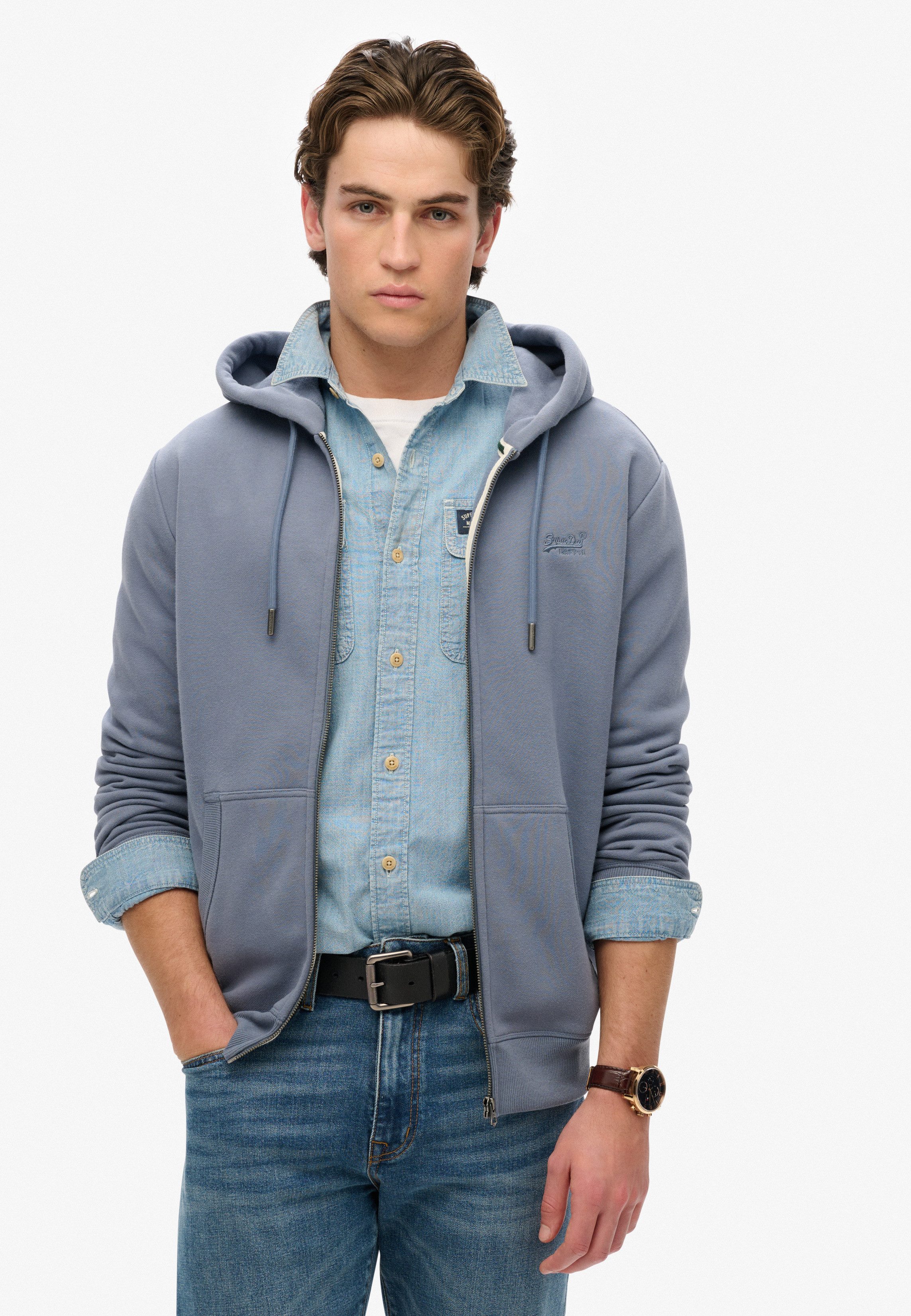 Superdry Kapuzensweatjacke ESSENTIAL LOGO ZIP HOODIE günstig online kaufen