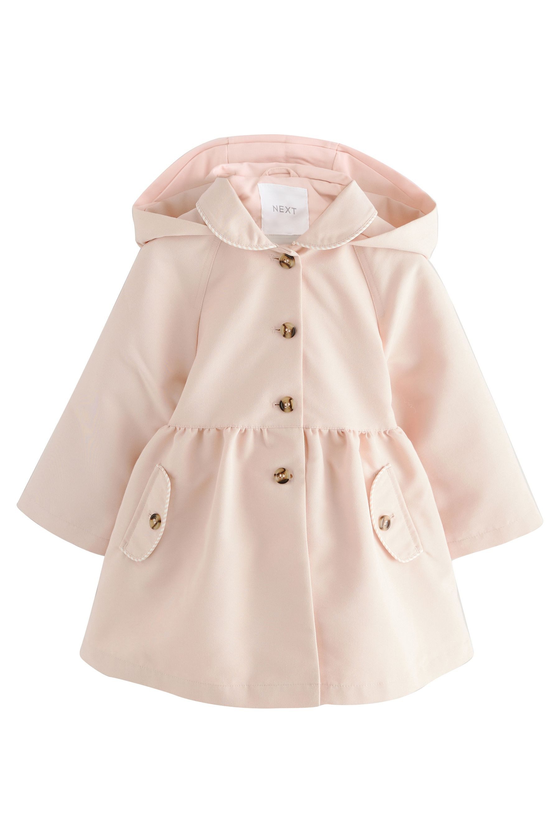 Next Trenchcoat Wasserabweisender Trenchcoat mit Stickereien günstig online kaufen
