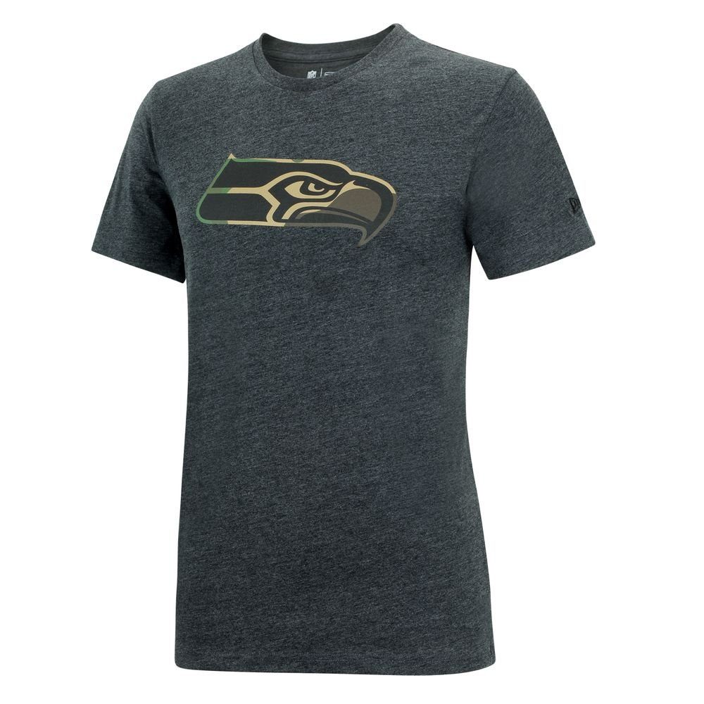 New Era Print-Shirt New Era NFL SEATTLE SEAHAWKS Camo Logo T-Shirt -Graphite-