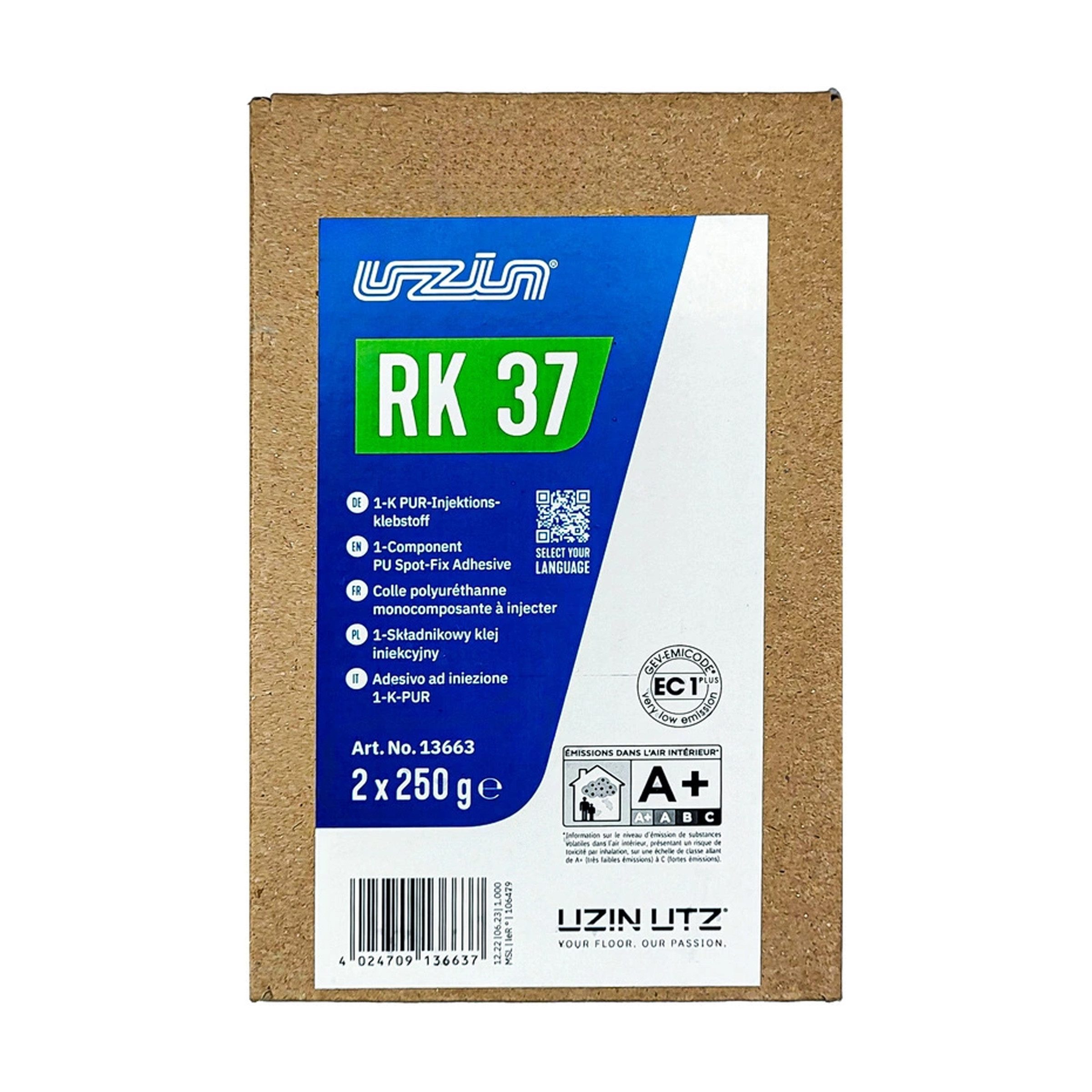 Uzin 2-Komponentenkleber UZIN RK 37 1K PUR Injektionsklebstoff 1 Stück 250g, (1-tlg)