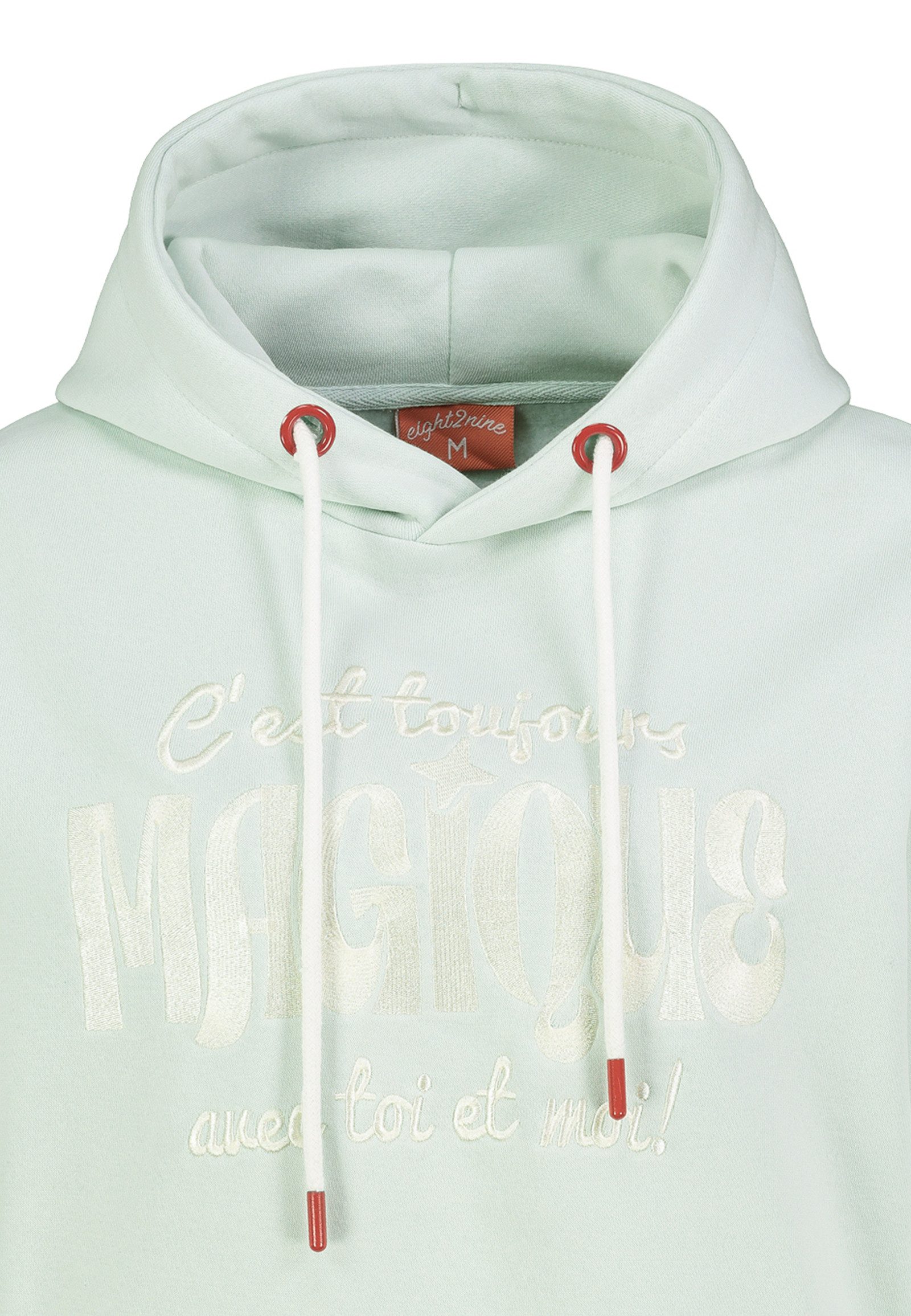 Eight2Nine Hoodie Weiches Sweatshirt mit Kapuze und Reißverschluss (1-tlg) D10600BA02623_Sweatshirts