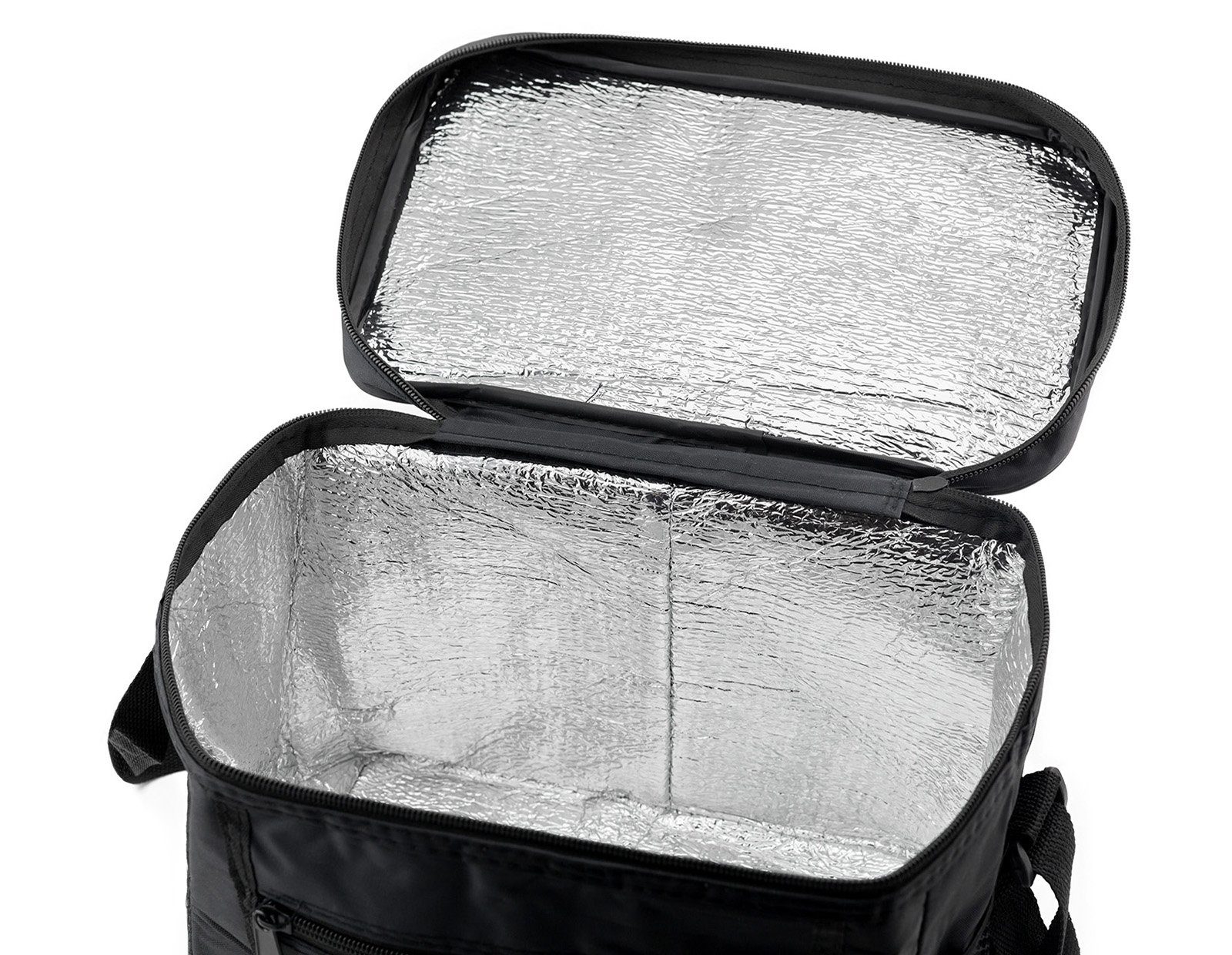 PRECORN Picknickkorb Mini Kühltasche Tasche Lunch Kühlbox Picknick-Tasche schwarz in