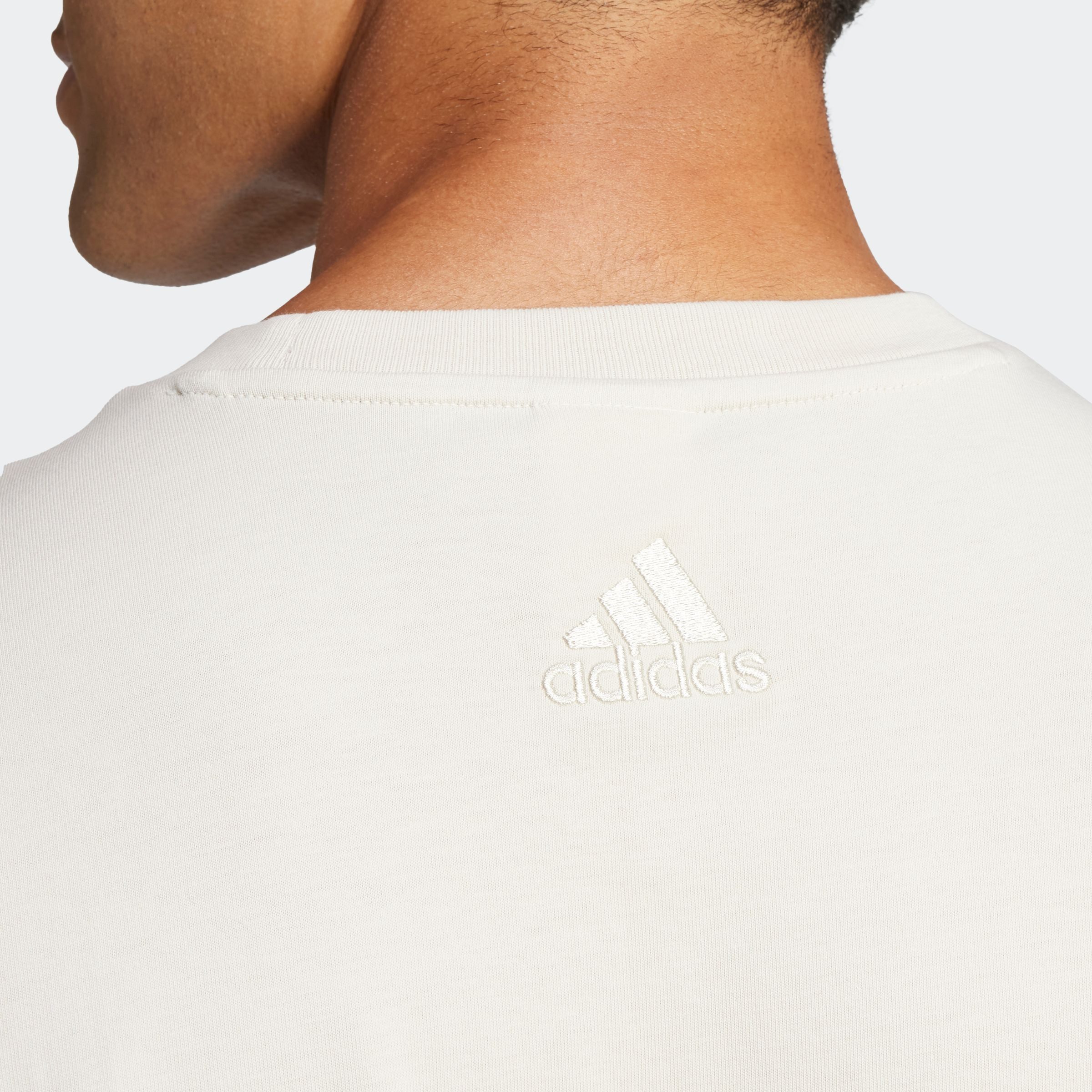 adidas Sportswear T-Shirt M BL SJ T Kurzarm, für Fitness und Freizeit, mit großem Logodruck
