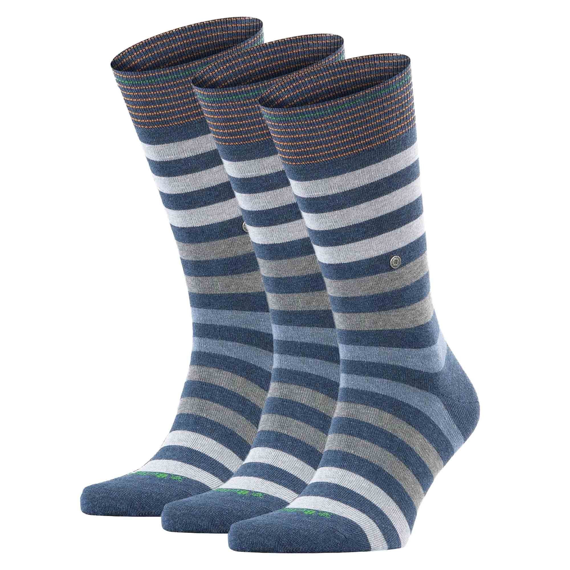 Kurzsocken Herren Socken 3er Pack Baumwollmischung Blackpool