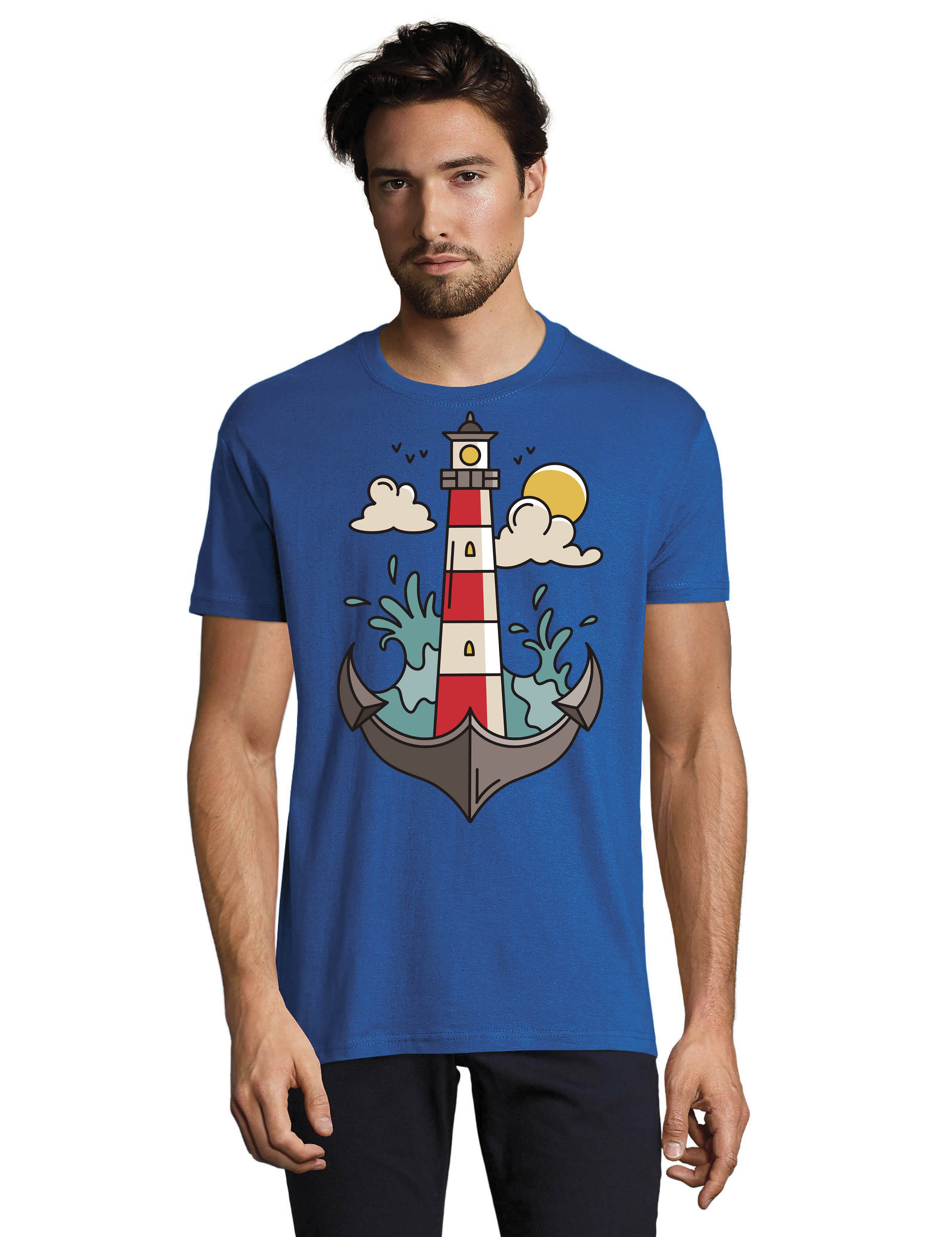 Youth Designz Print-Shirt "Anker Leuchtturm" Herren T-Shirt Lustigen Print günstig online kaufen