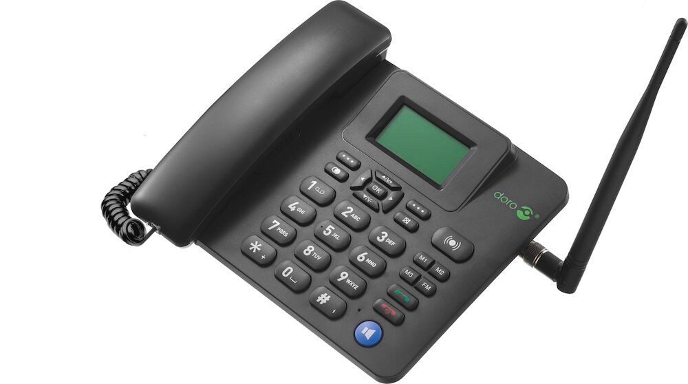 Doro 4100H Kabelgebundenes Telefon (Bluetooth Standard:  4.2, Mobilfunkstandards:  5G 4G - LTE Advanced (LTE-A ab CAT 6) 3G - UMTS 2G - GSM)