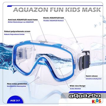 AQUAZON Taucherbrille KIDS, Schnorchelbrille für Kinder 3-7 Jahre